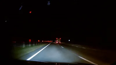 2-minute music video, girl Nika, a runaway secret agent, driving the car along the highway at night