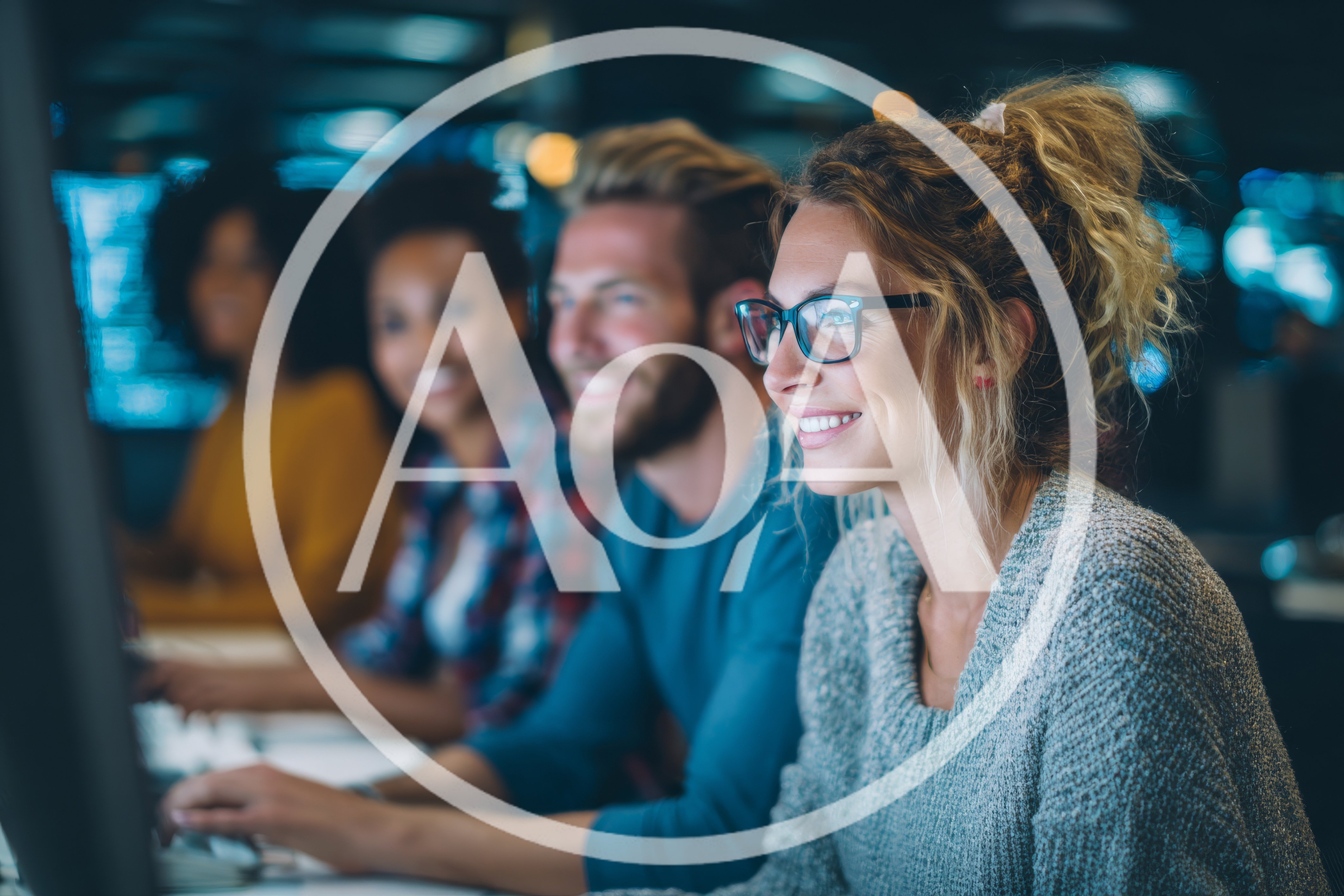 Diverse Team Of Software Developers Working In Office
