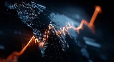 Digital Financial Data Visualization With Global Map