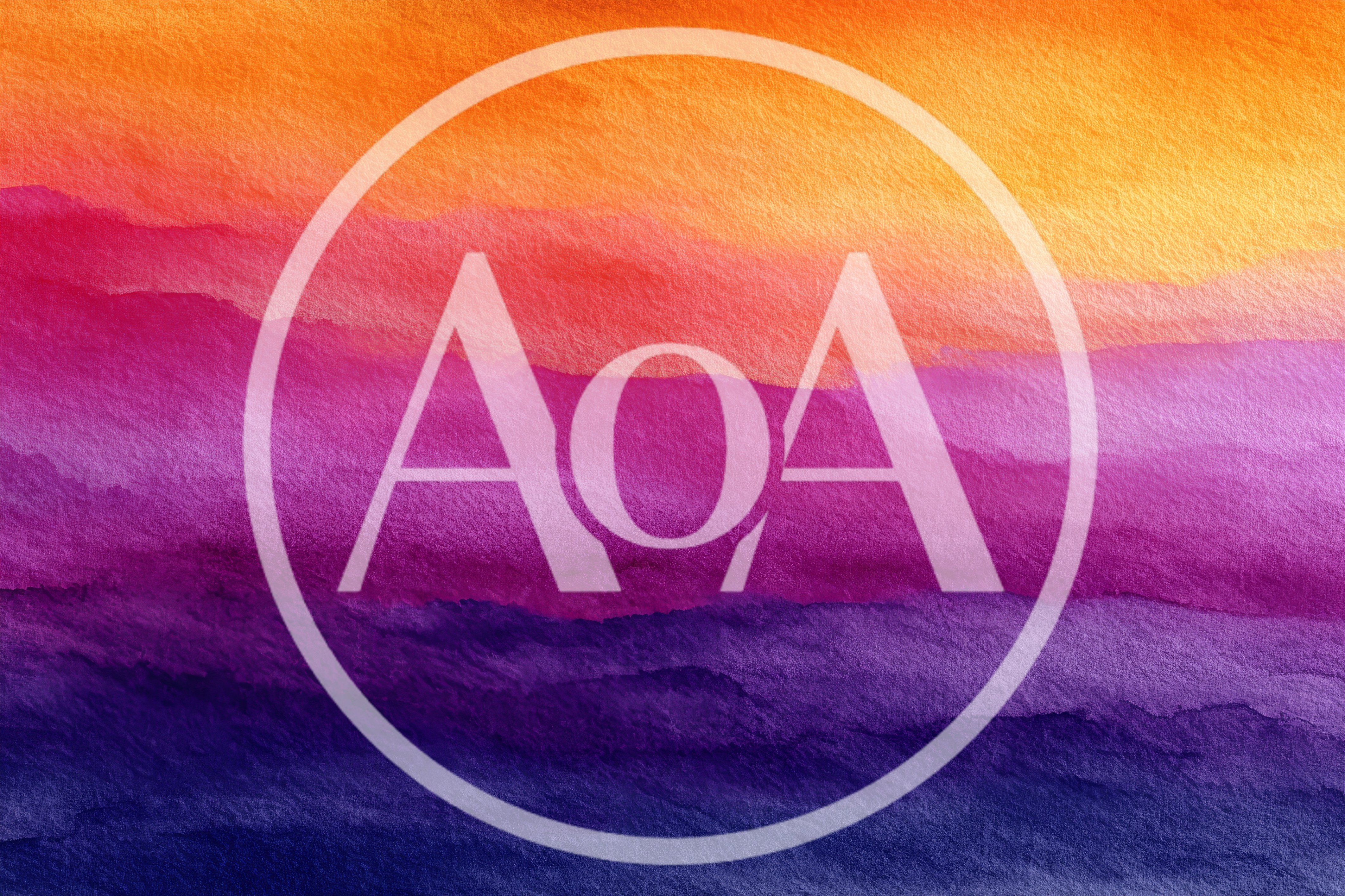 Abstract Watercolor Background With Gradient Color Layers