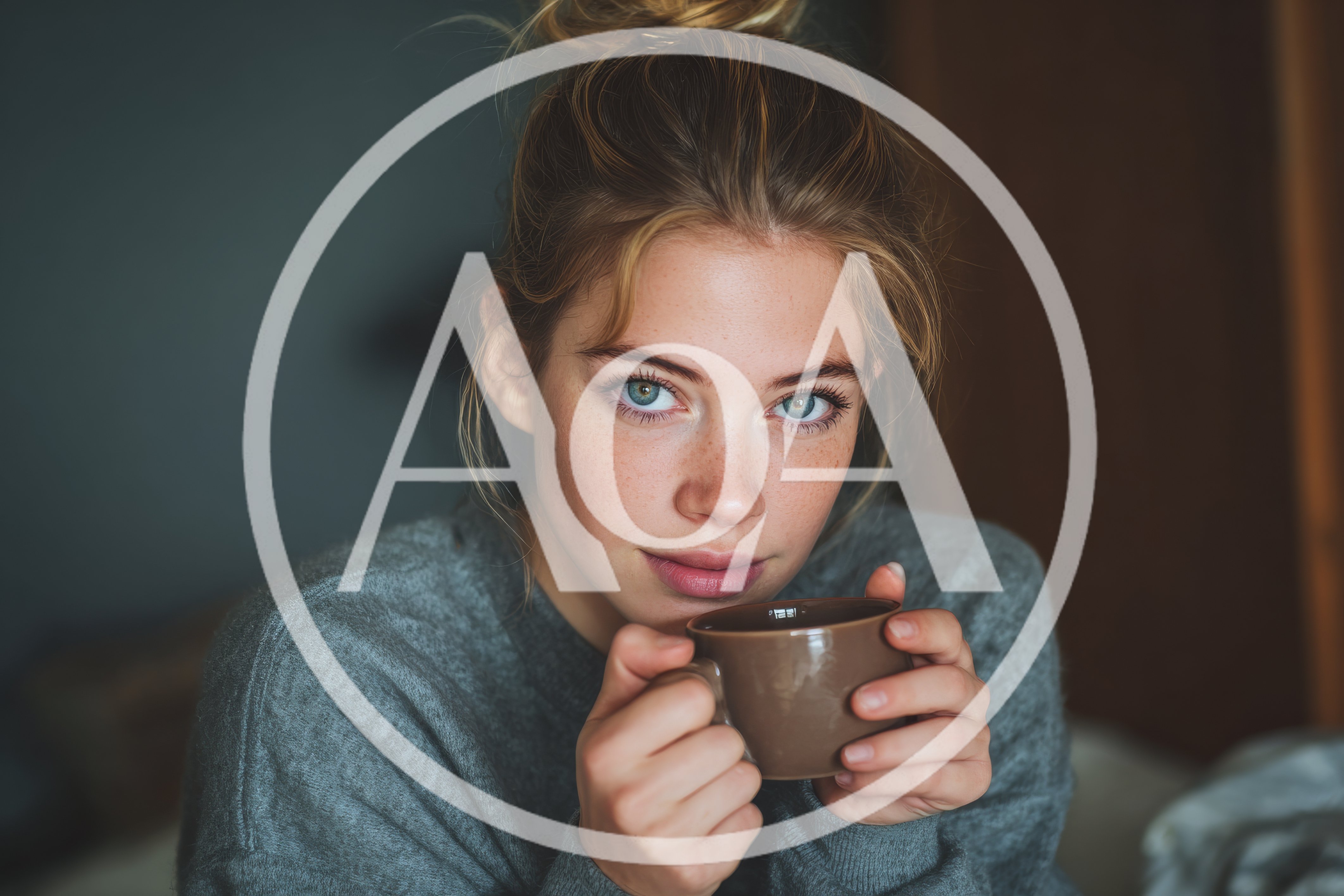 Young Woman Holding A Coffee Mug