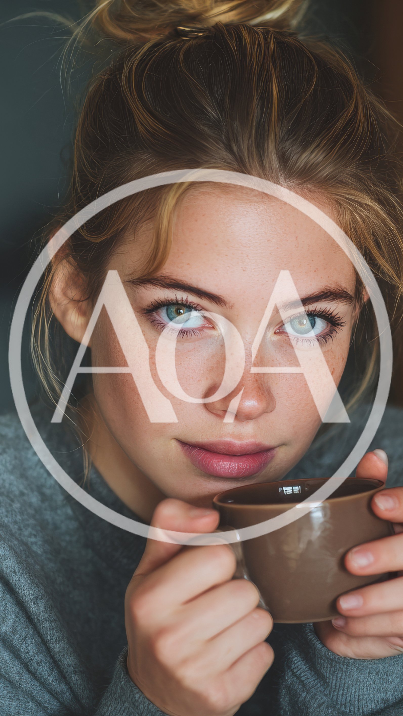 Young Woman Holding A Coffee Mug
