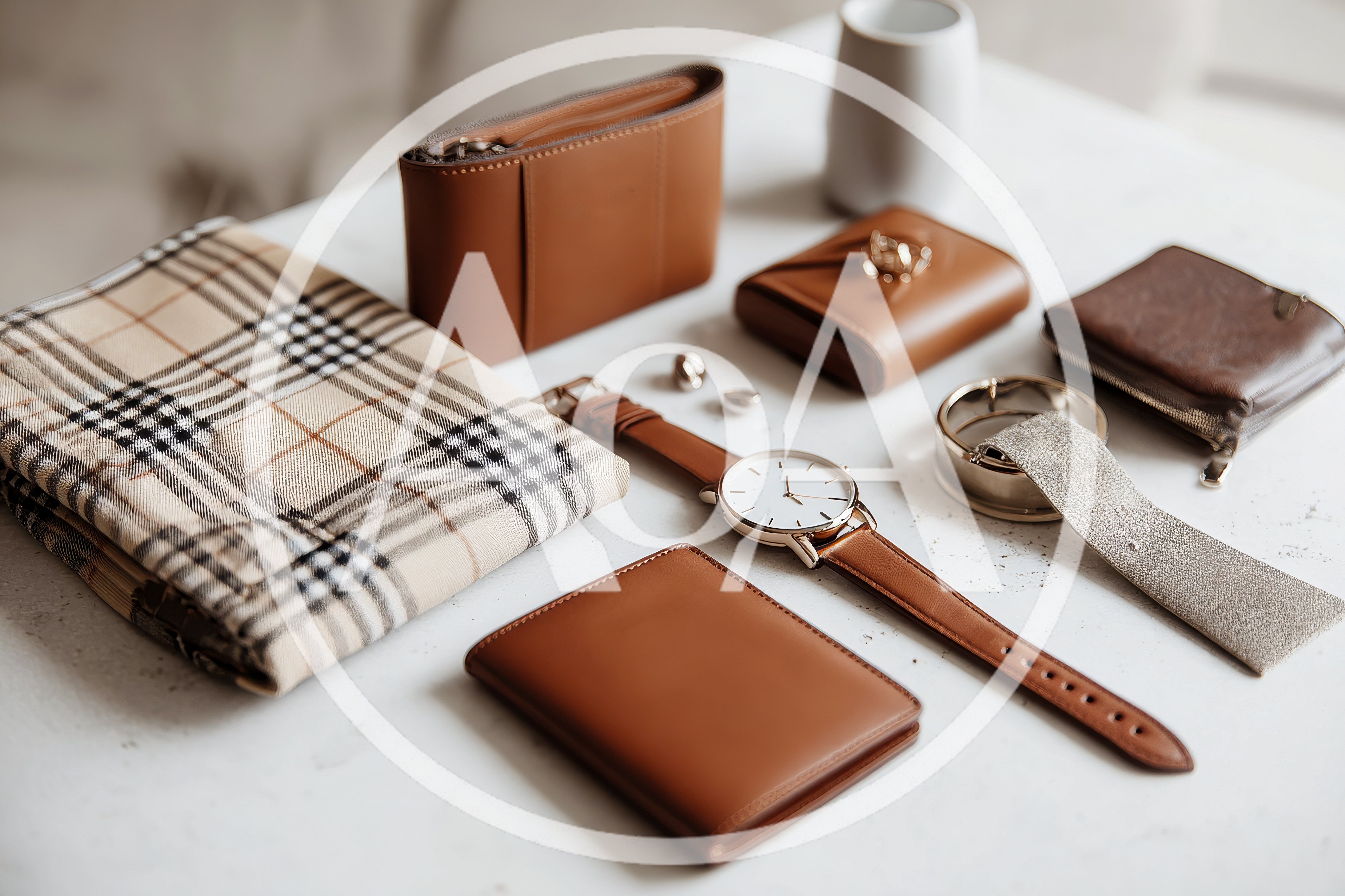 Flat Lay Of Luxury Men Accessories
