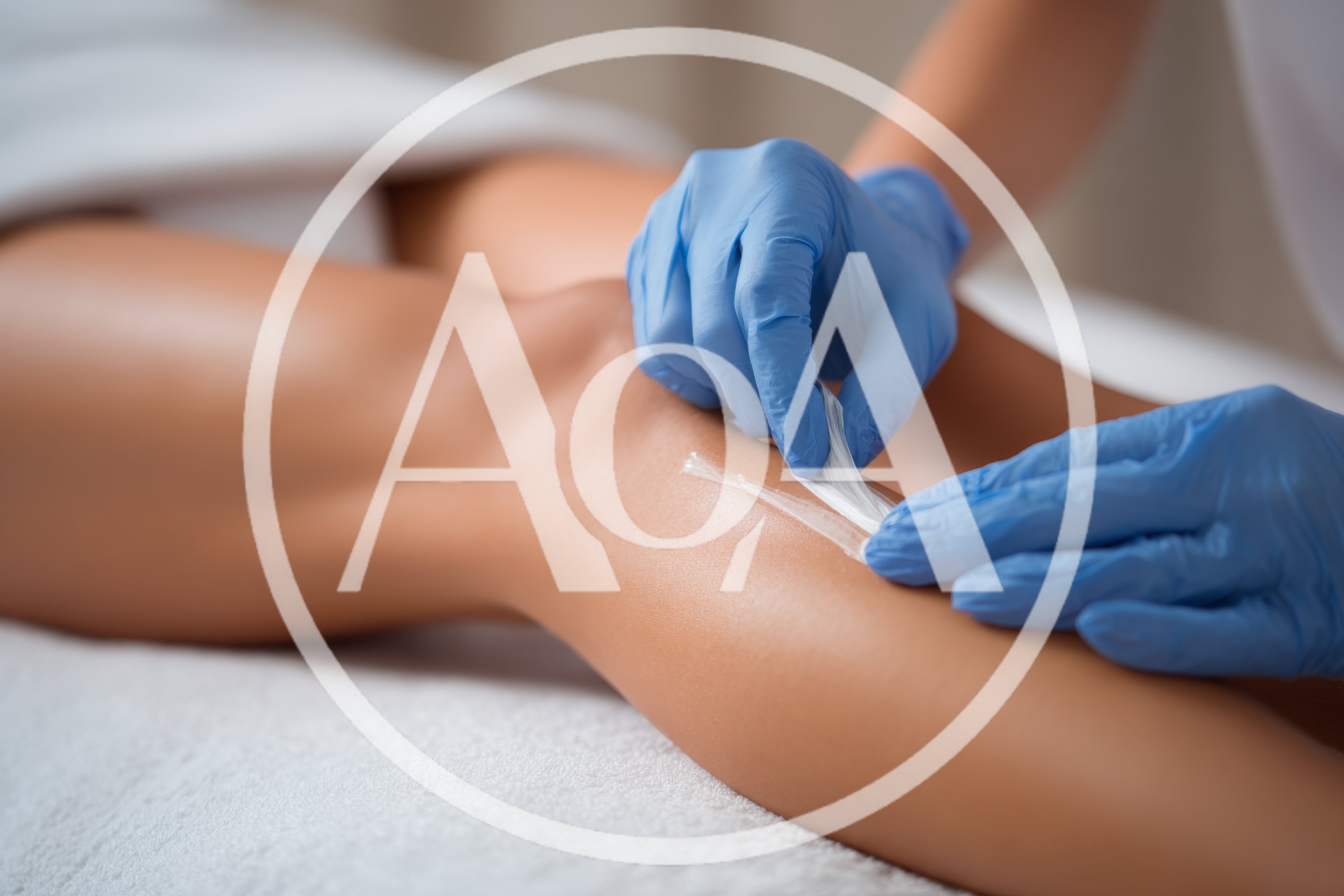 Professional Leg Waxing Treatment In A Spa