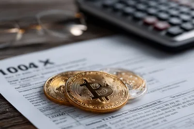 Bitcoin Coins On Tax Form With Calculator