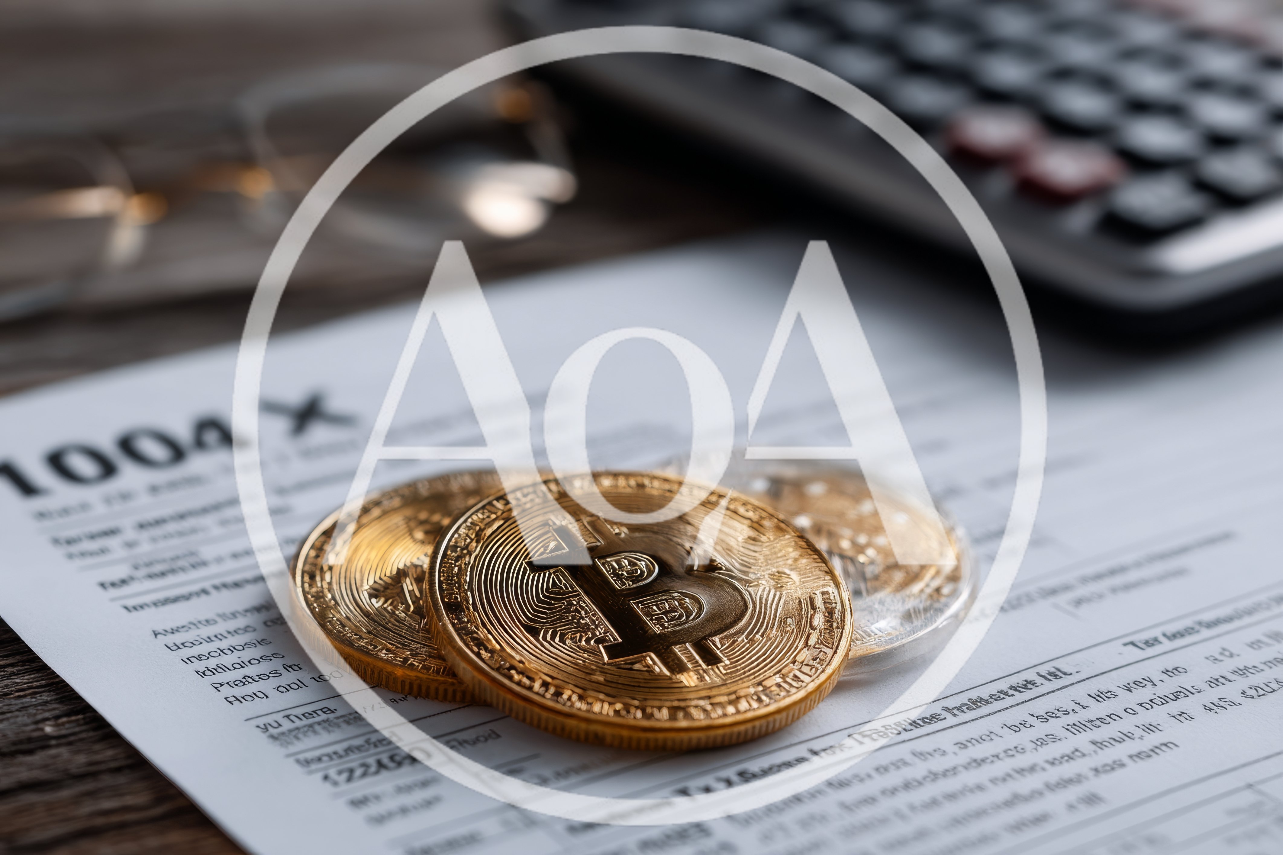 Bitcoin Coins On Tax Form With Calculator