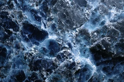 Abstract Blue Marble Stone Texture Background