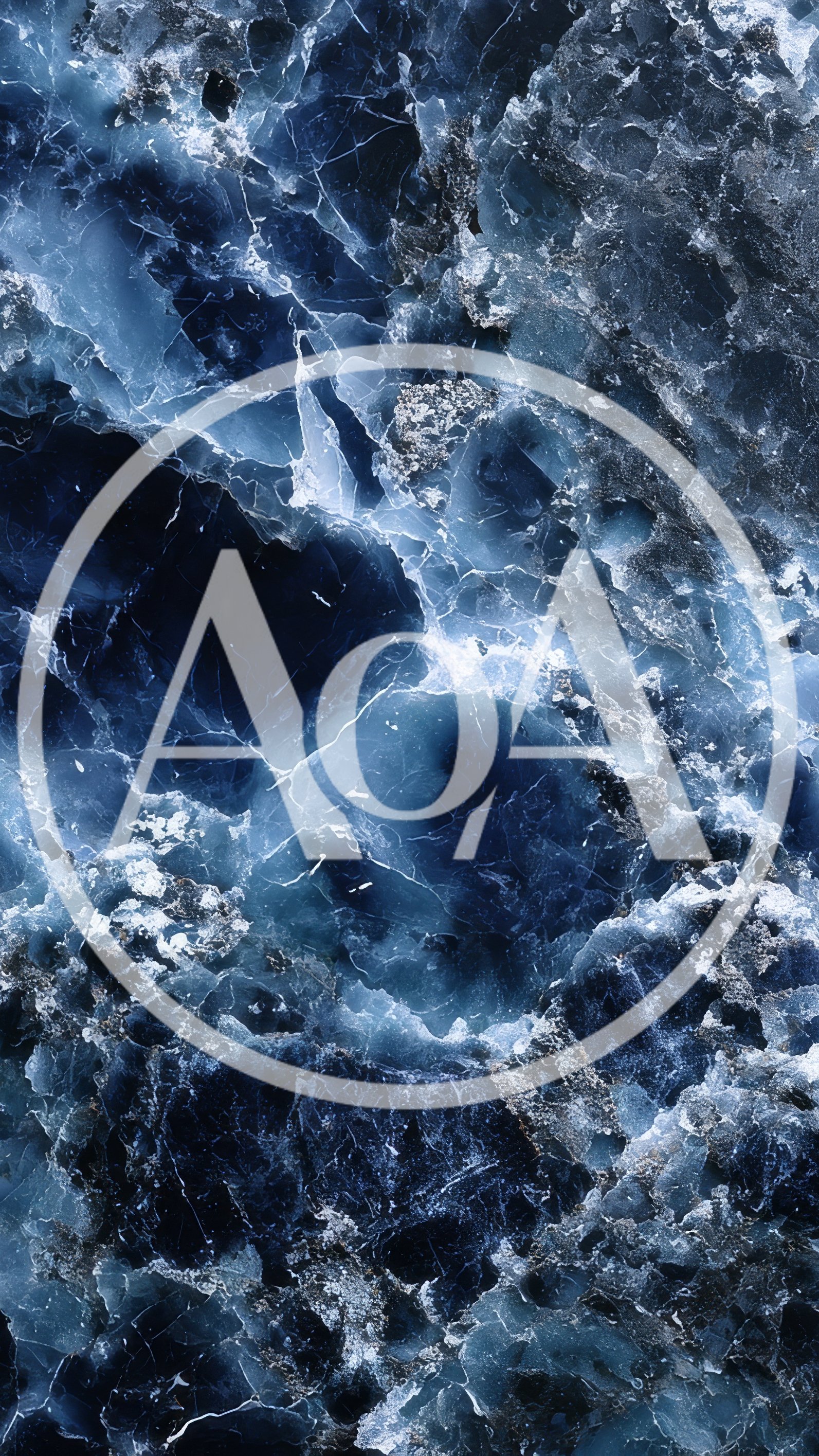 Abstract Blue Marble Stone Texture Background