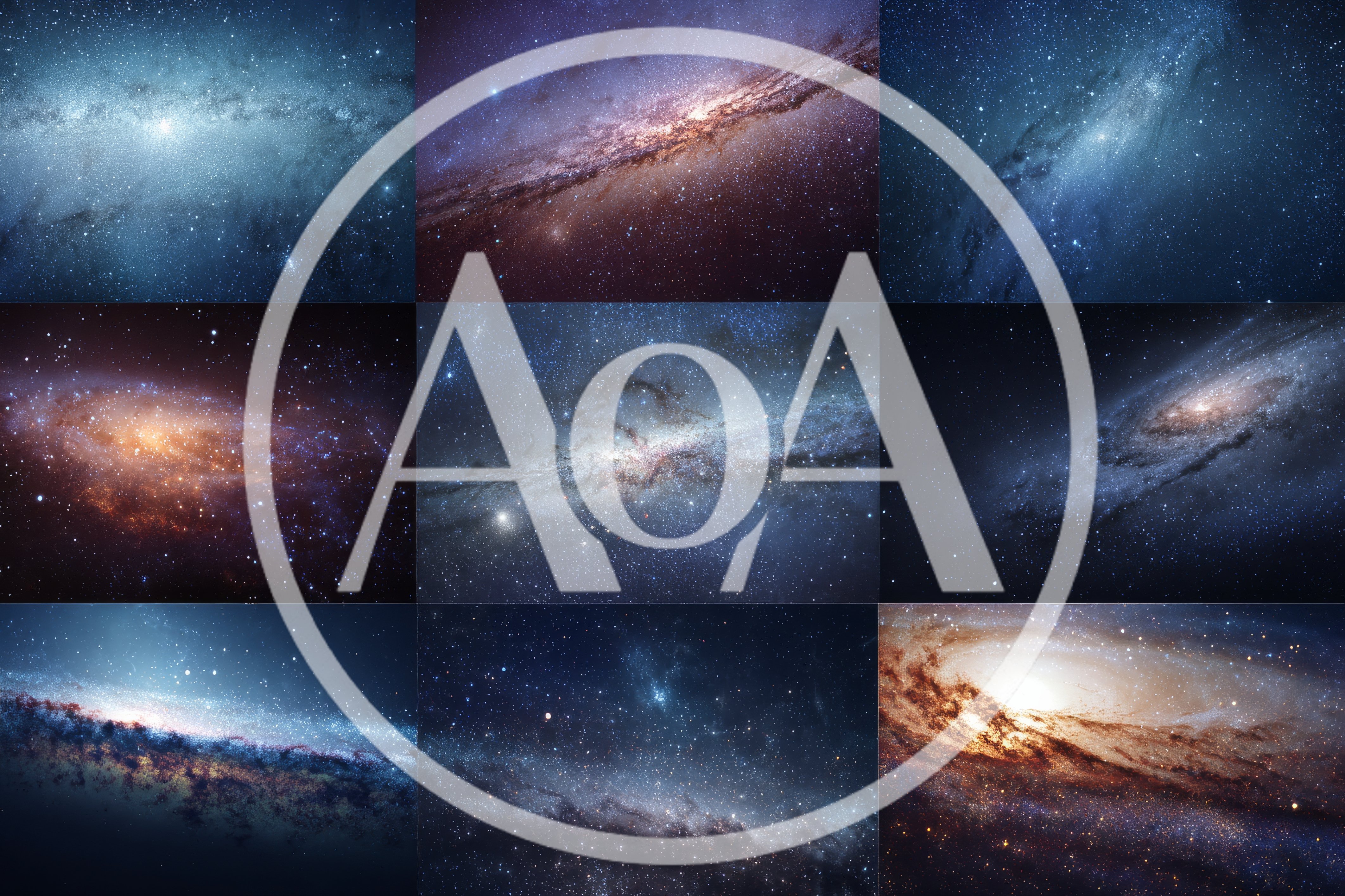 Collection Of Spiral Galaxies In Deep Space