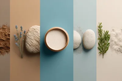 Spa Wellness Concept With Natural Ingredients And Stones