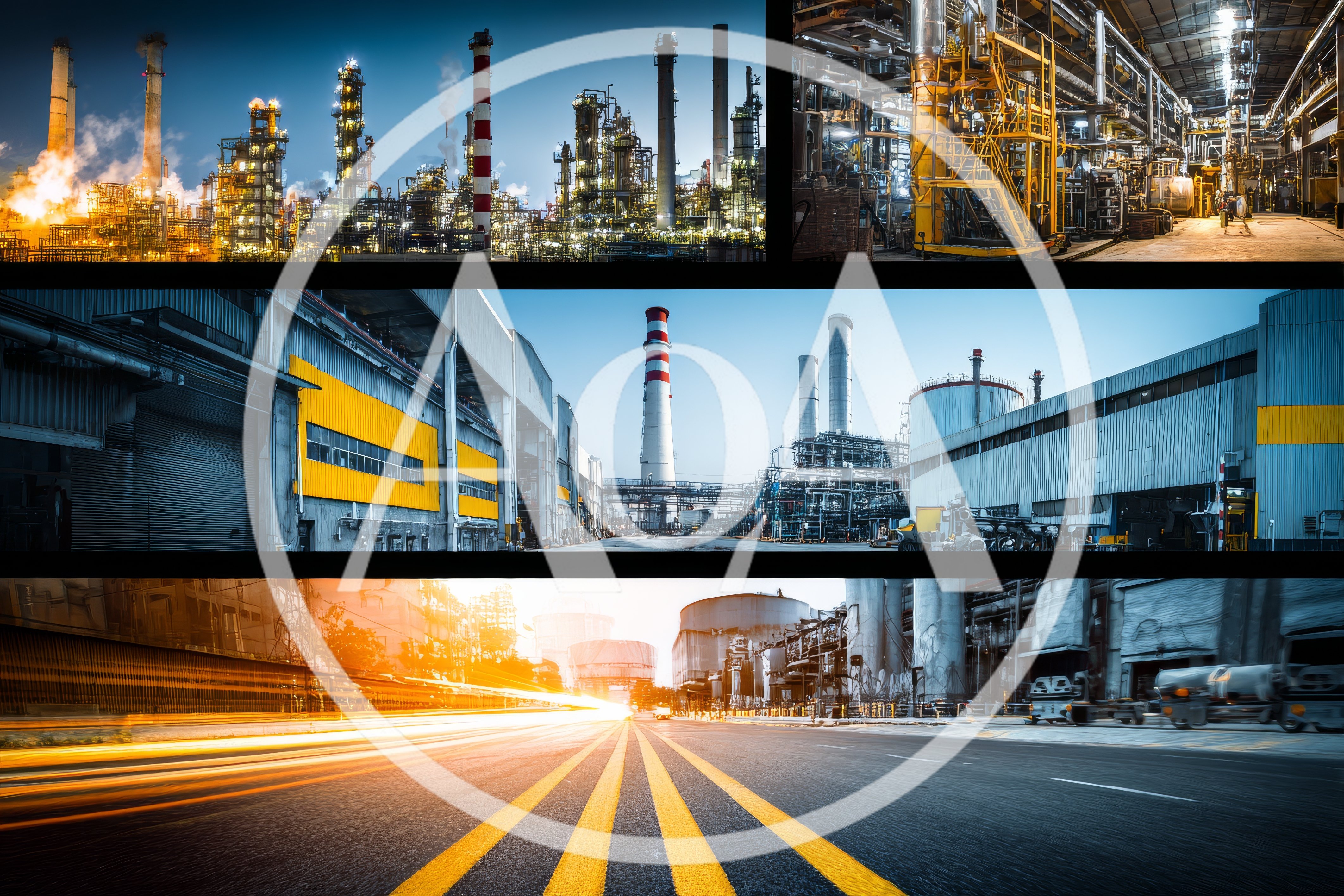 Industrial Manufacturing Complex And Refinery Infrastructure