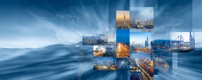 Global Business Infrastructure And Urban Development Concept