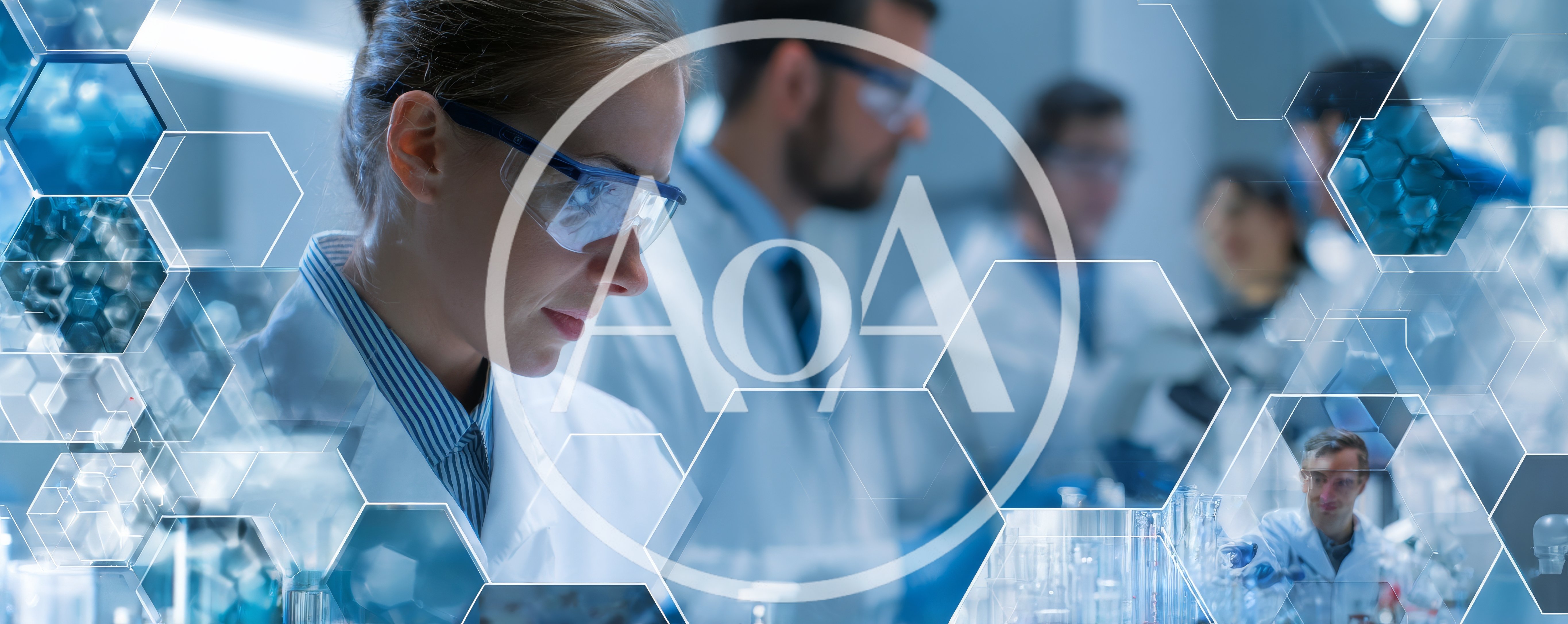 Scientists Working in a Modern Laboratory