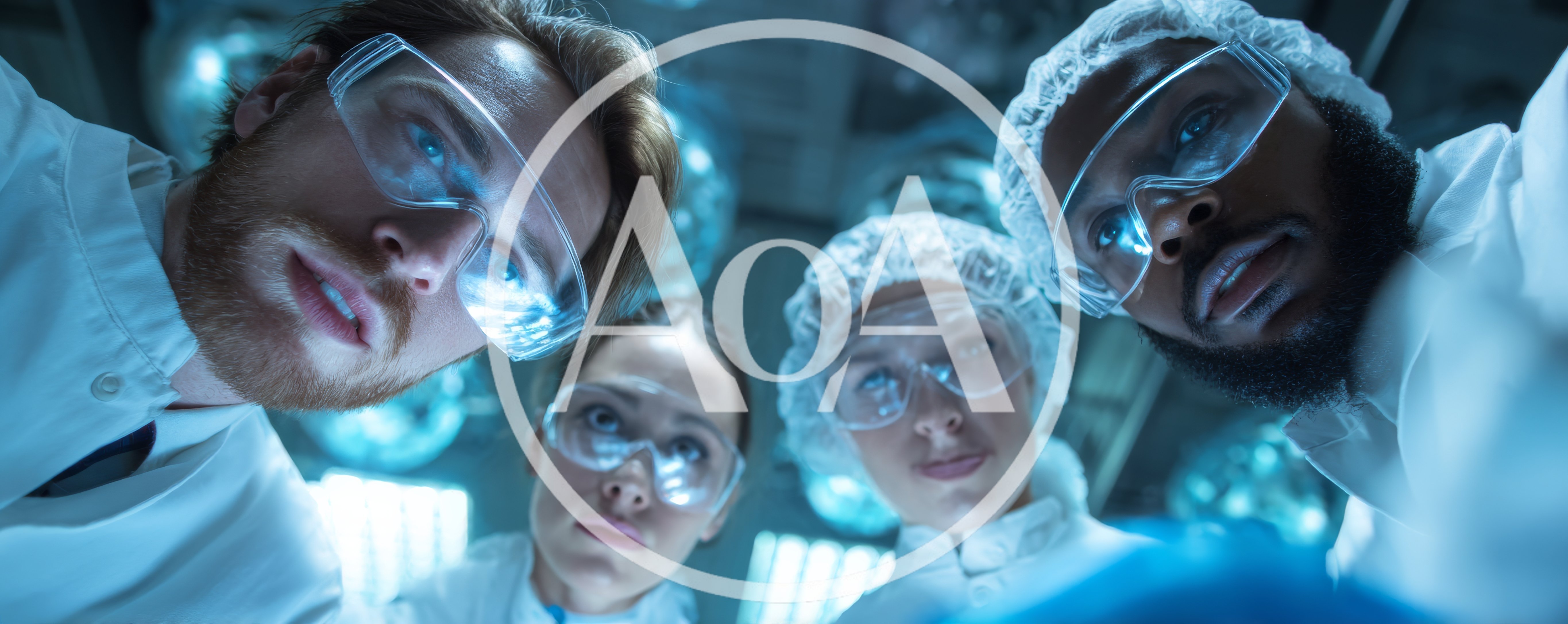 Medical Team Looking Down During Surgery