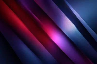 Abstract Background With Diagonal Glowing Neon Light Strips