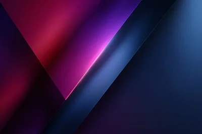Abstract Geometric Background With Vibrant Purple And Blue Light