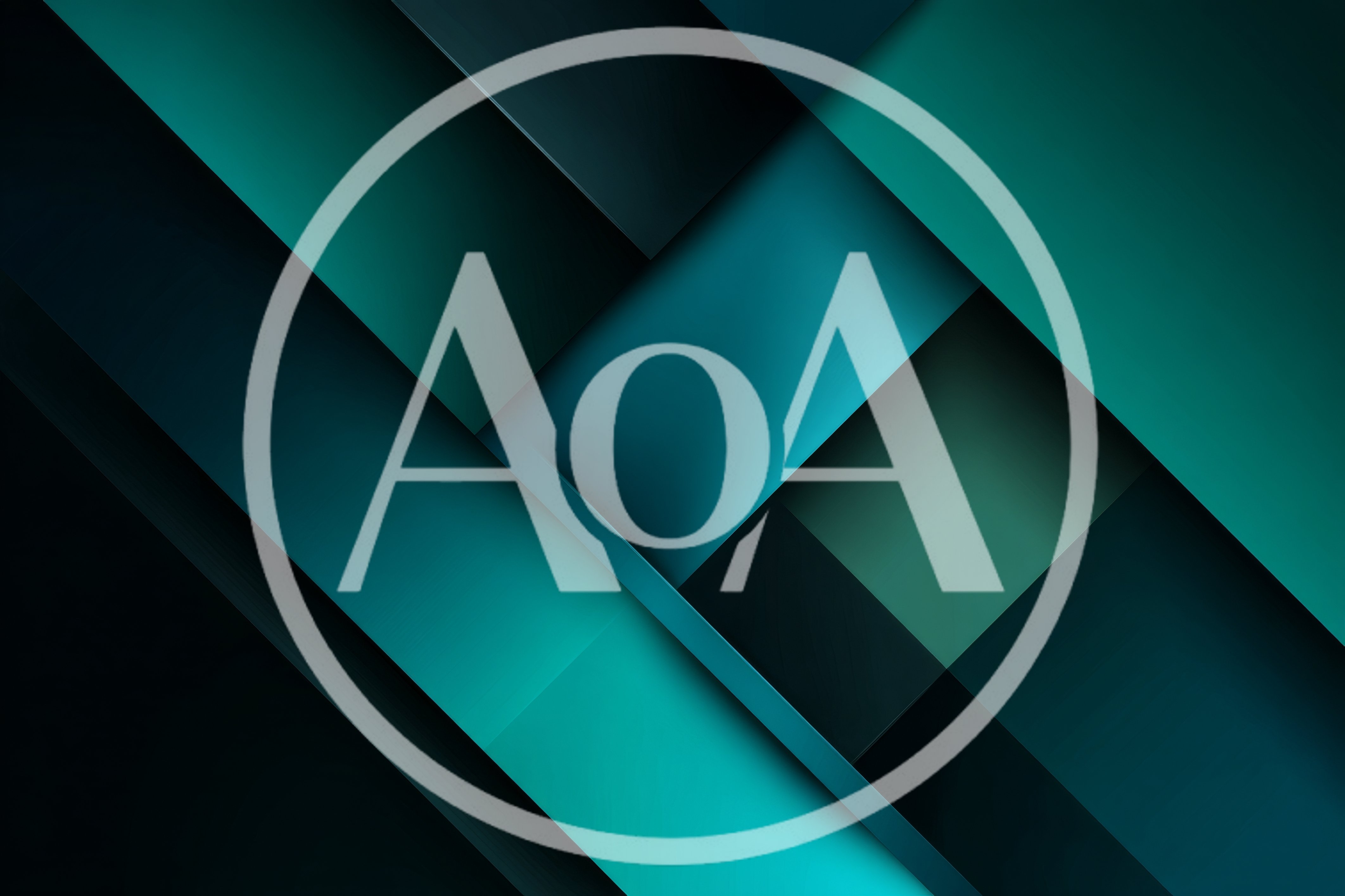 Abstract Geometric Background With Teal And Dark Layers