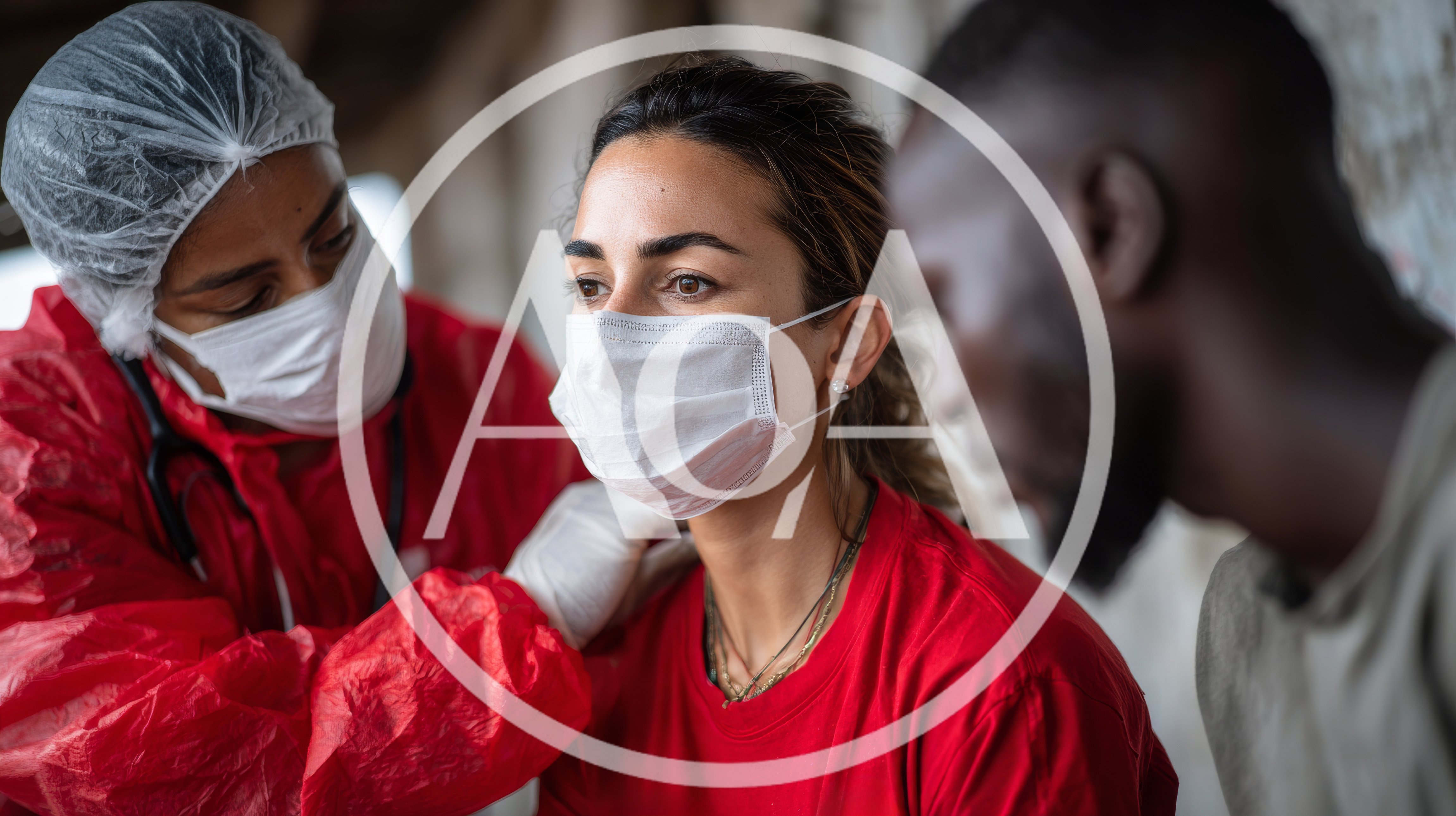 Healthcare Worker Examining Patient During Medical Consultation