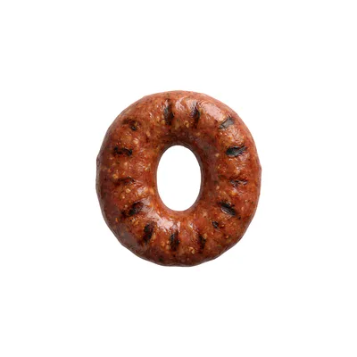 Grilled Sausage Shaped Like The Letter O
