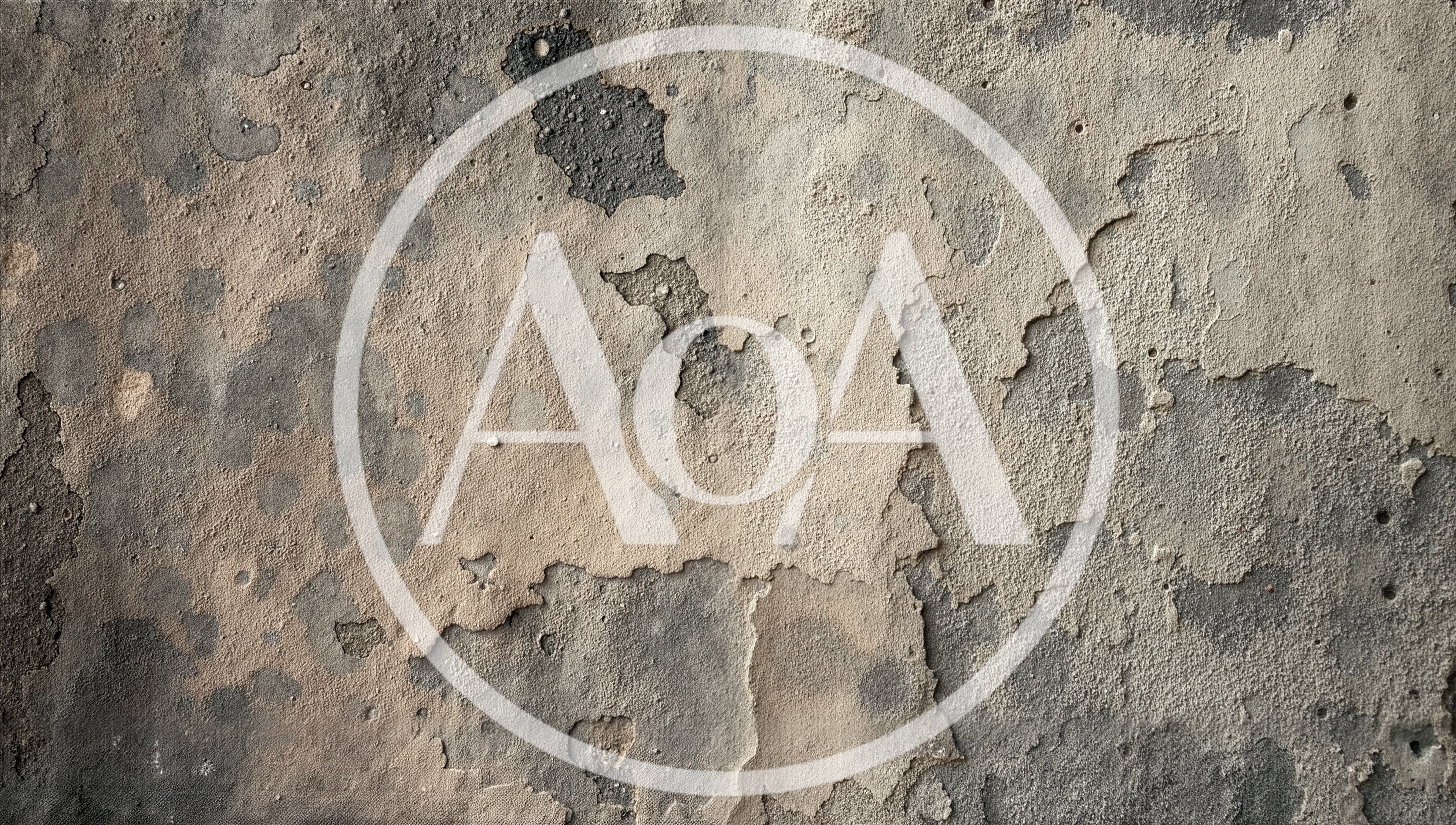 Weathered Concrete Wall With Peeling Plaster Texture