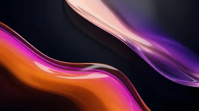 Abstract Liquid Wave Background With Vibrant Gradient Colors