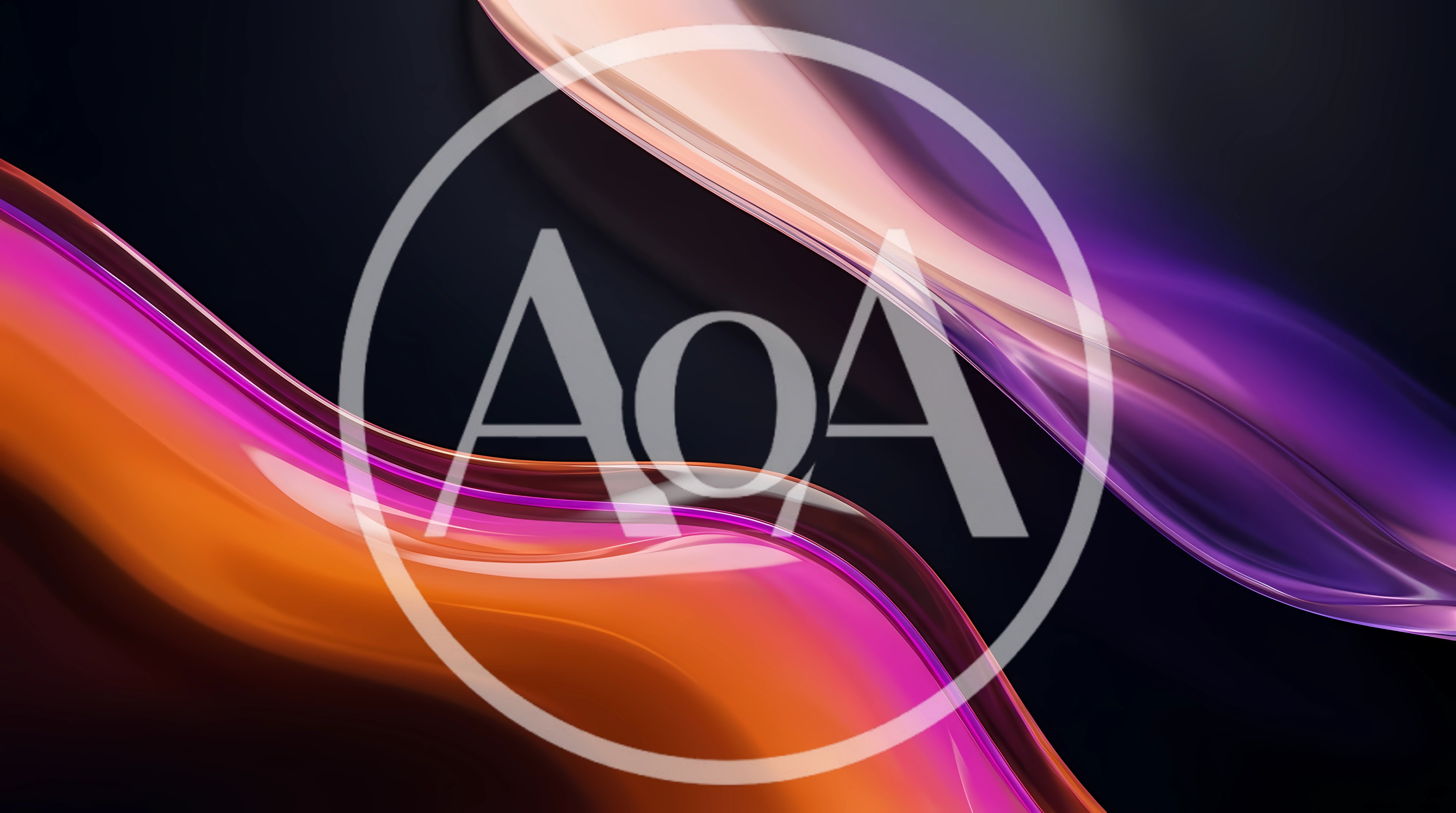 Abstract Liquid Wave Background With Vibrant Gradient Colors
