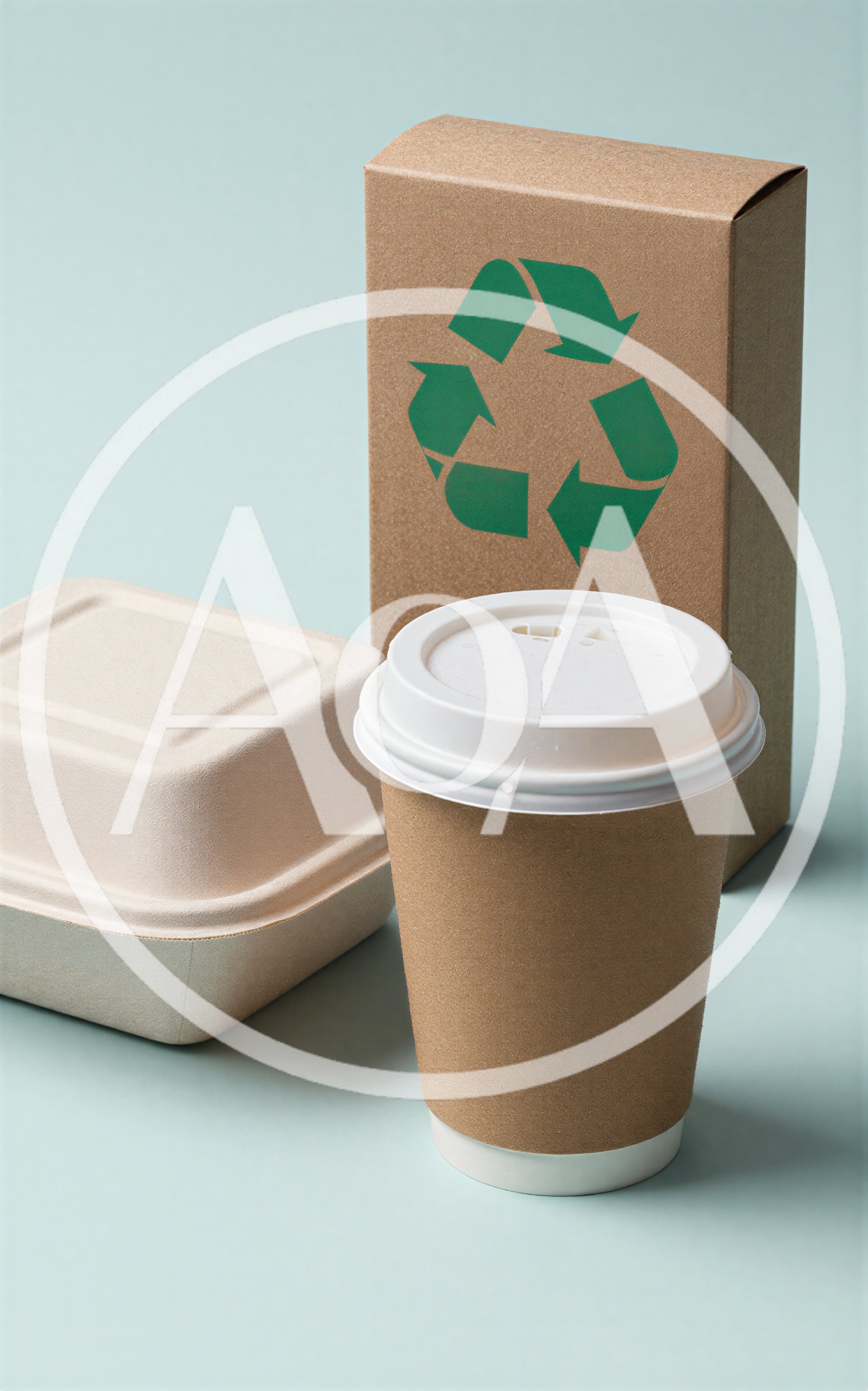 Eco Friendly Takeout Packaging With Coffee Cup