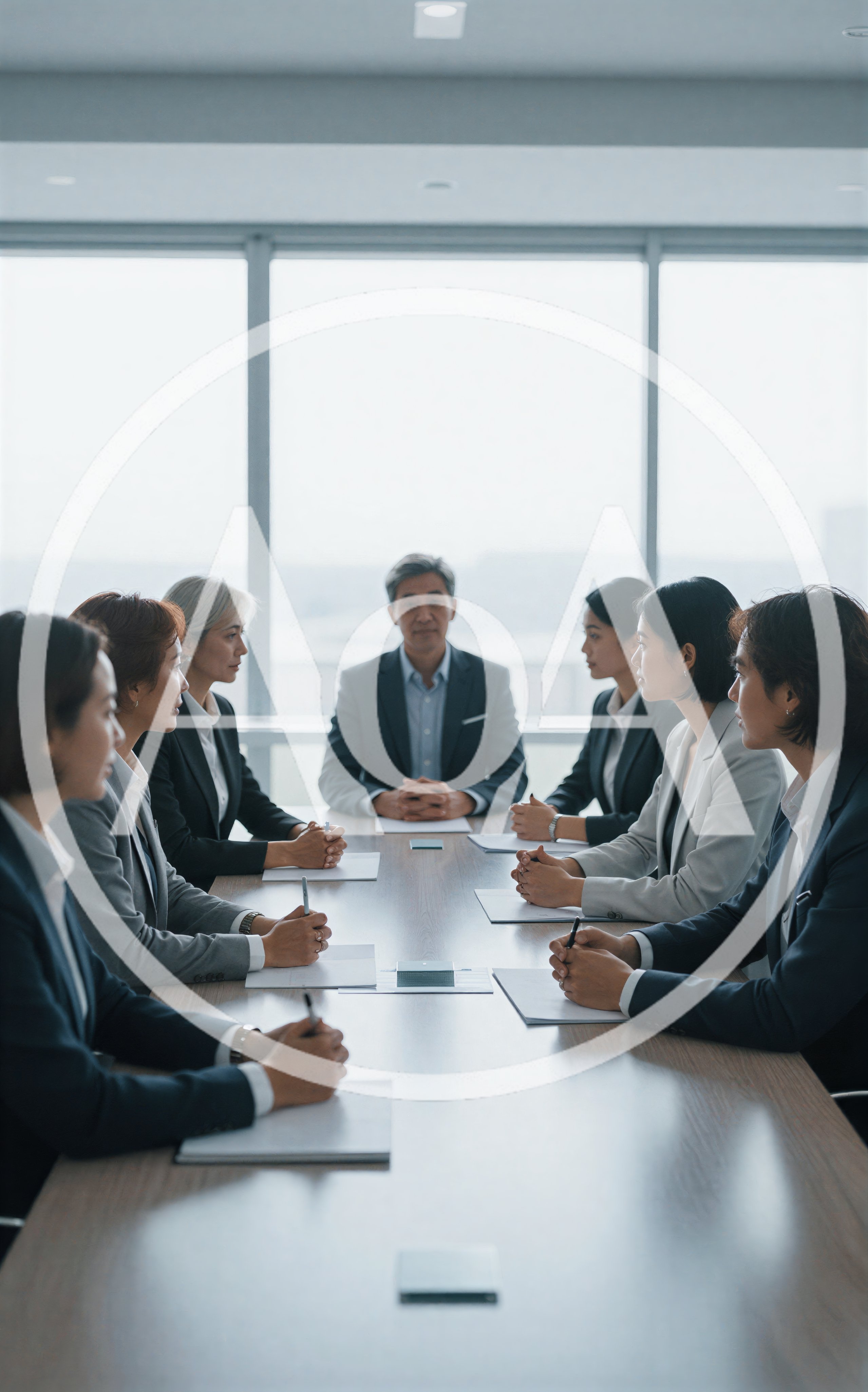 Professional Business Team Meeting In Modern Office