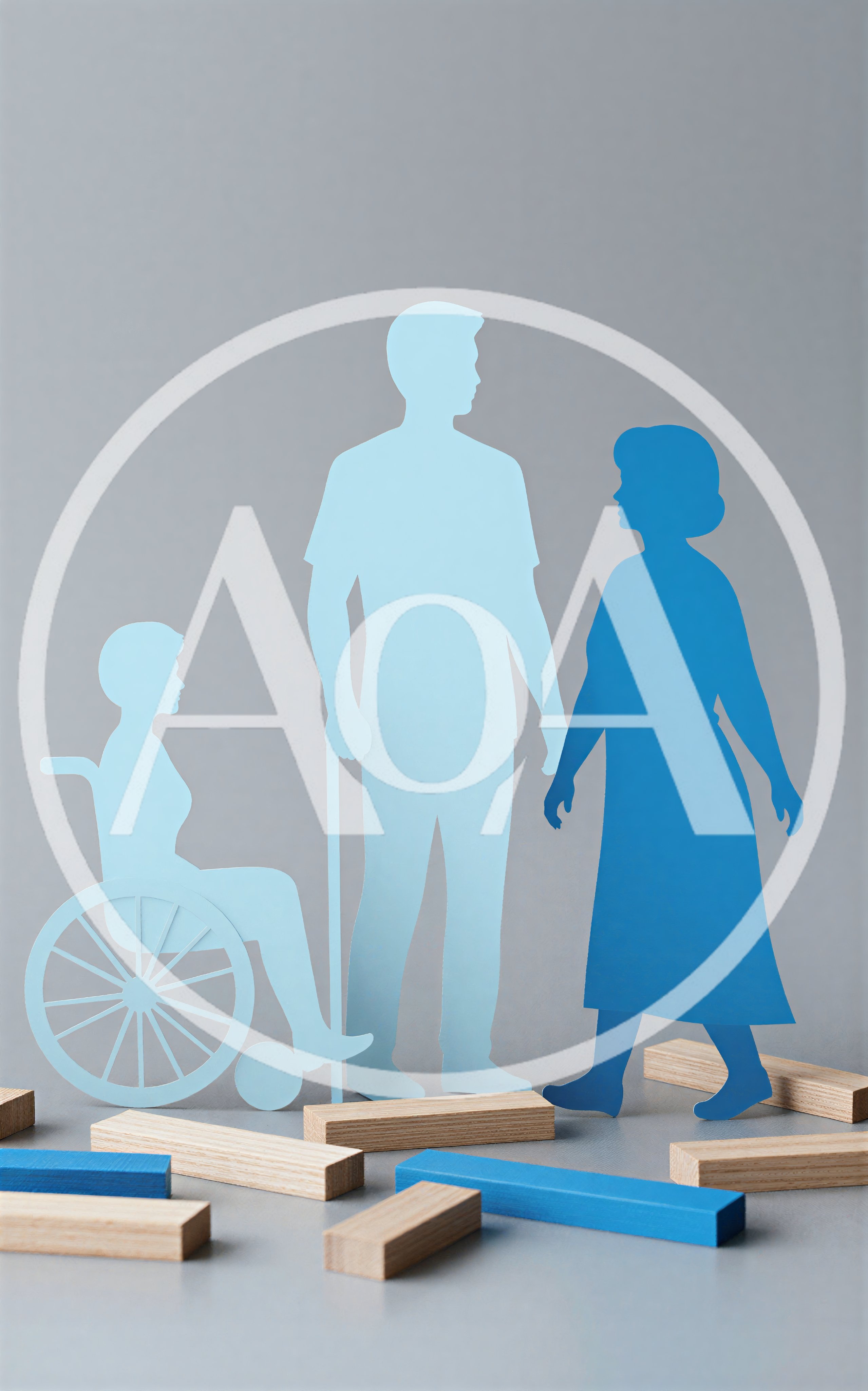 Paper Cutout Figures Representing Diverse People With Disabilities