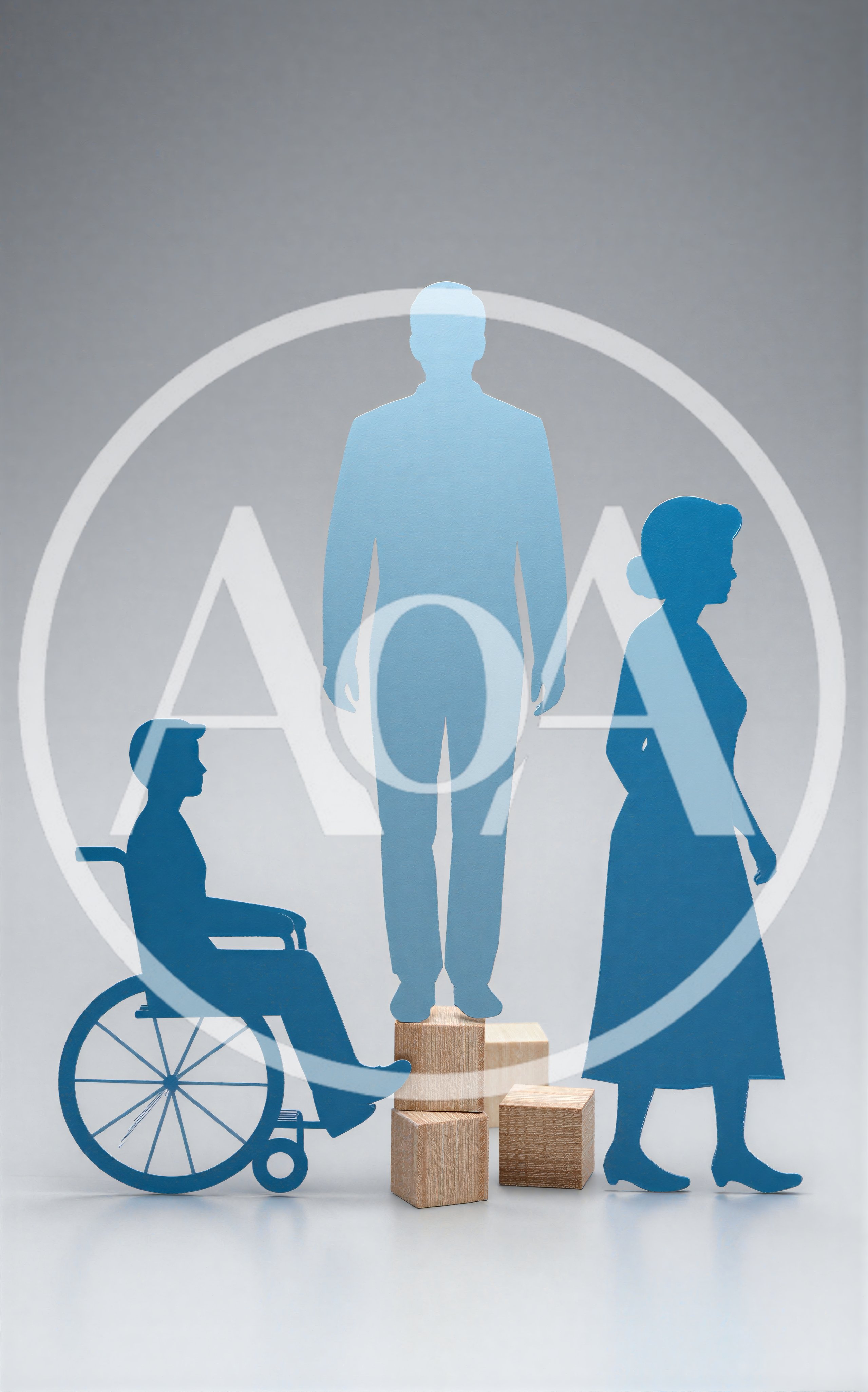 Paper Cutout Figures Representing Disability and Equality