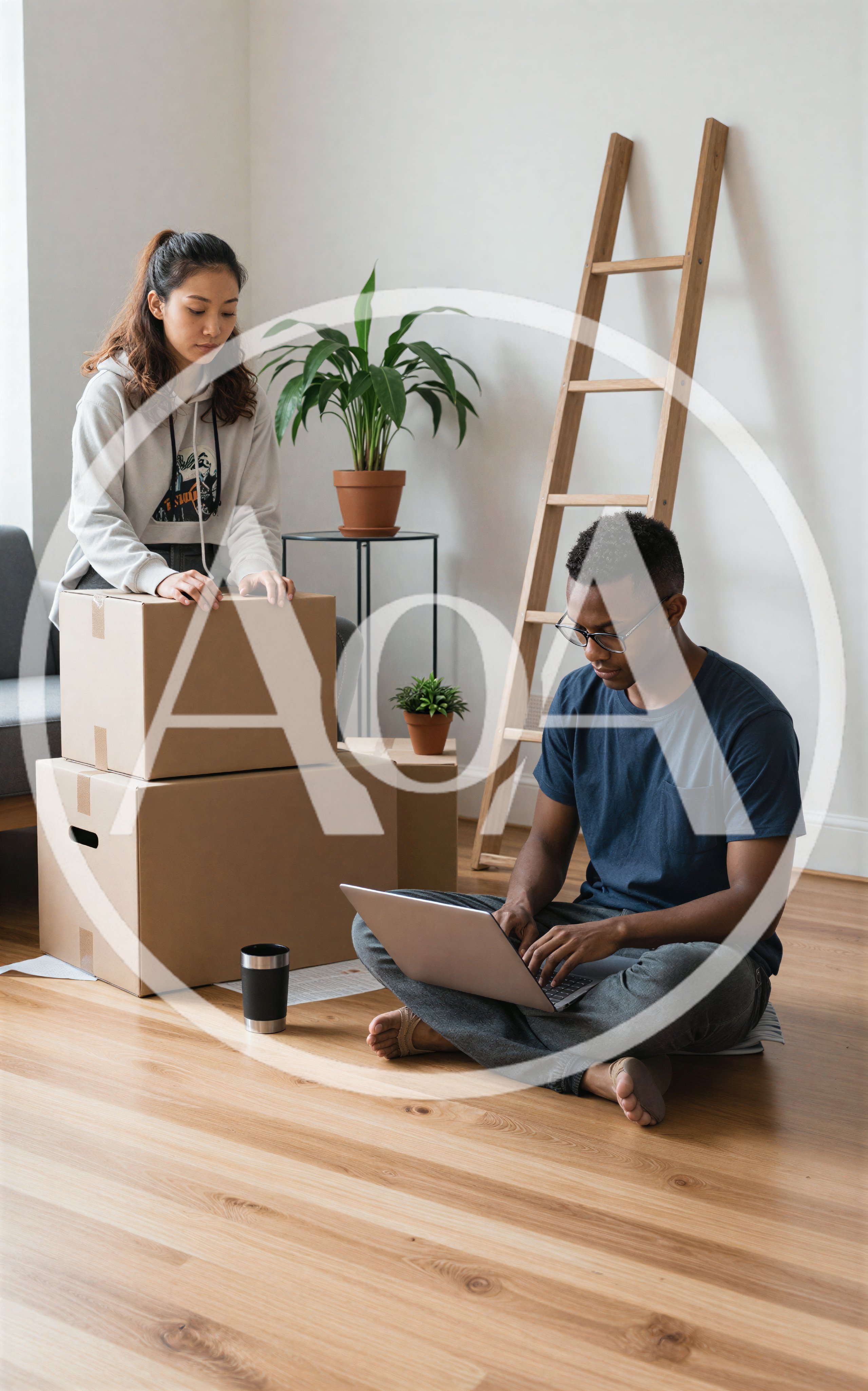 Young Couple Moving Into New Apartment Together