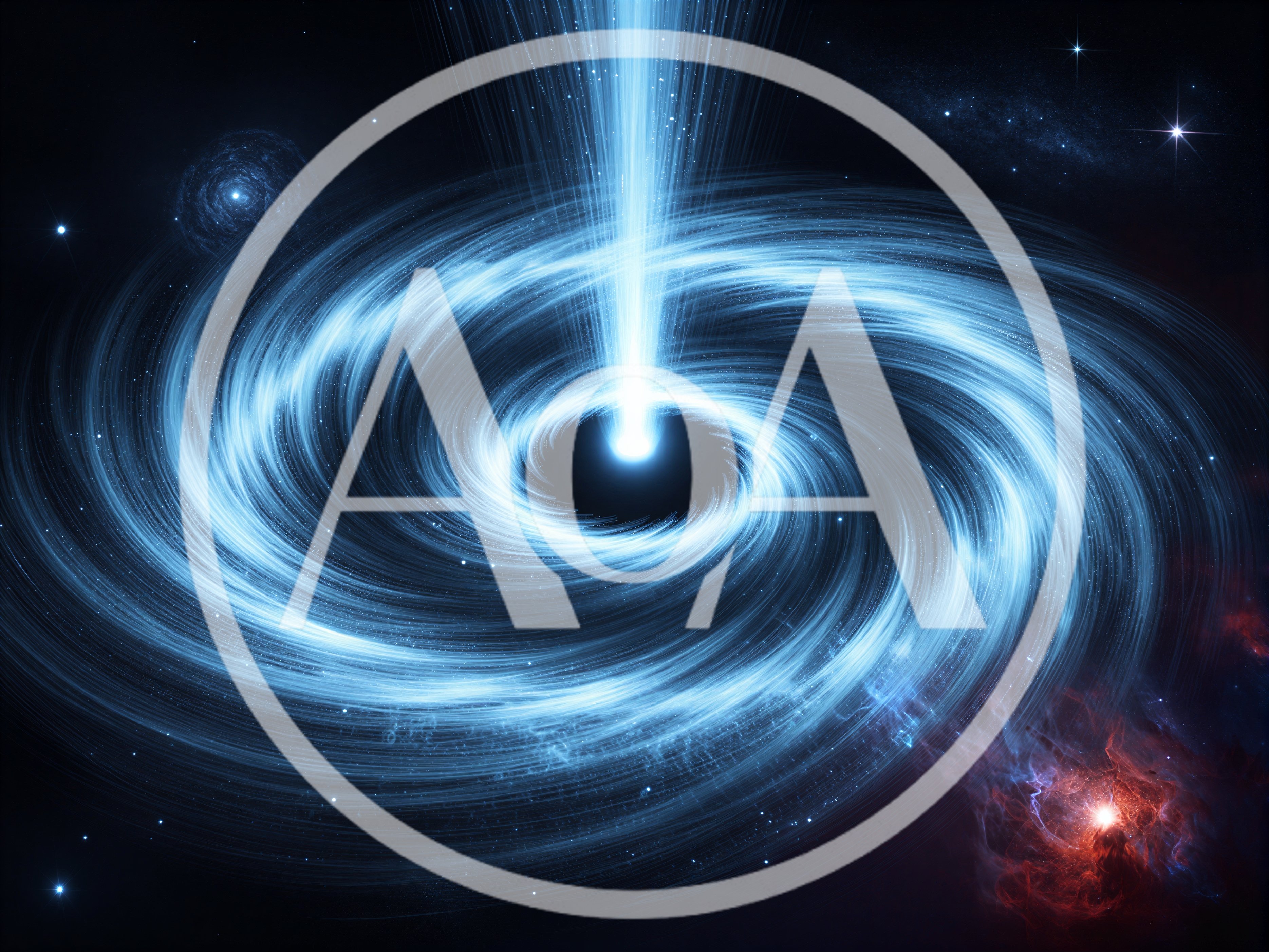 Supermassive Black Hole With Glowing Accretion Disk