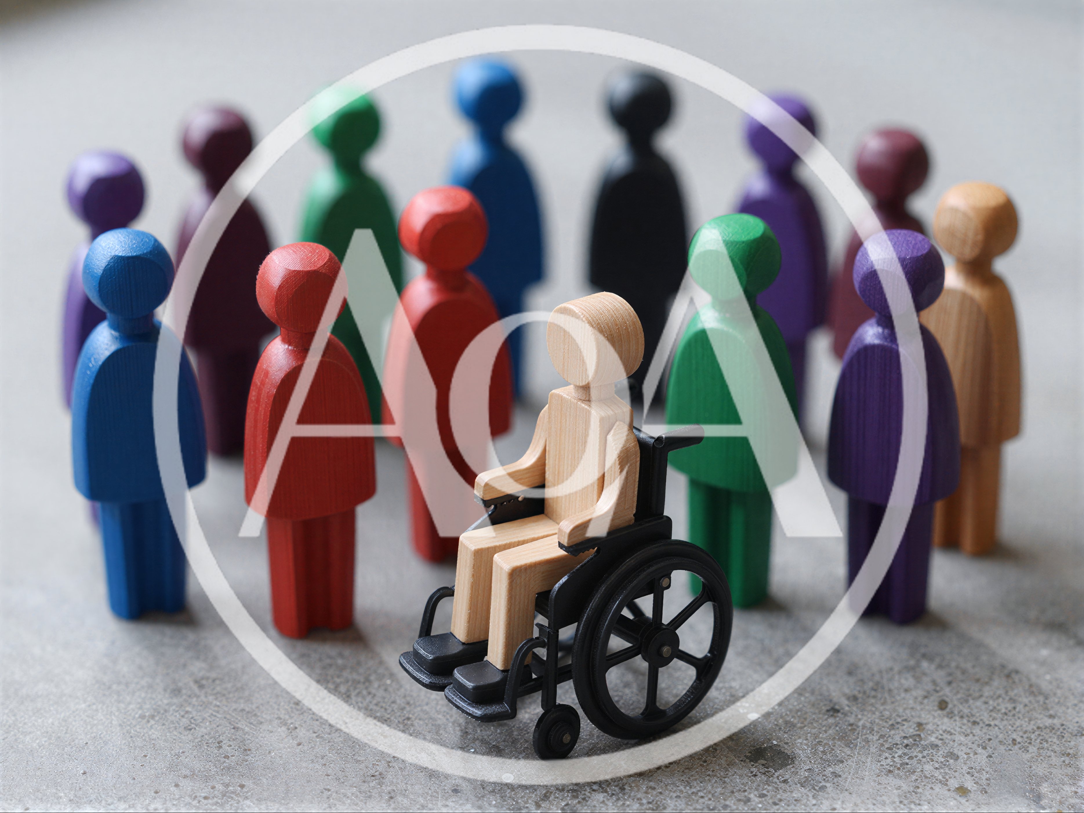 Wooden Figurines Representing Inclusion and Diversity