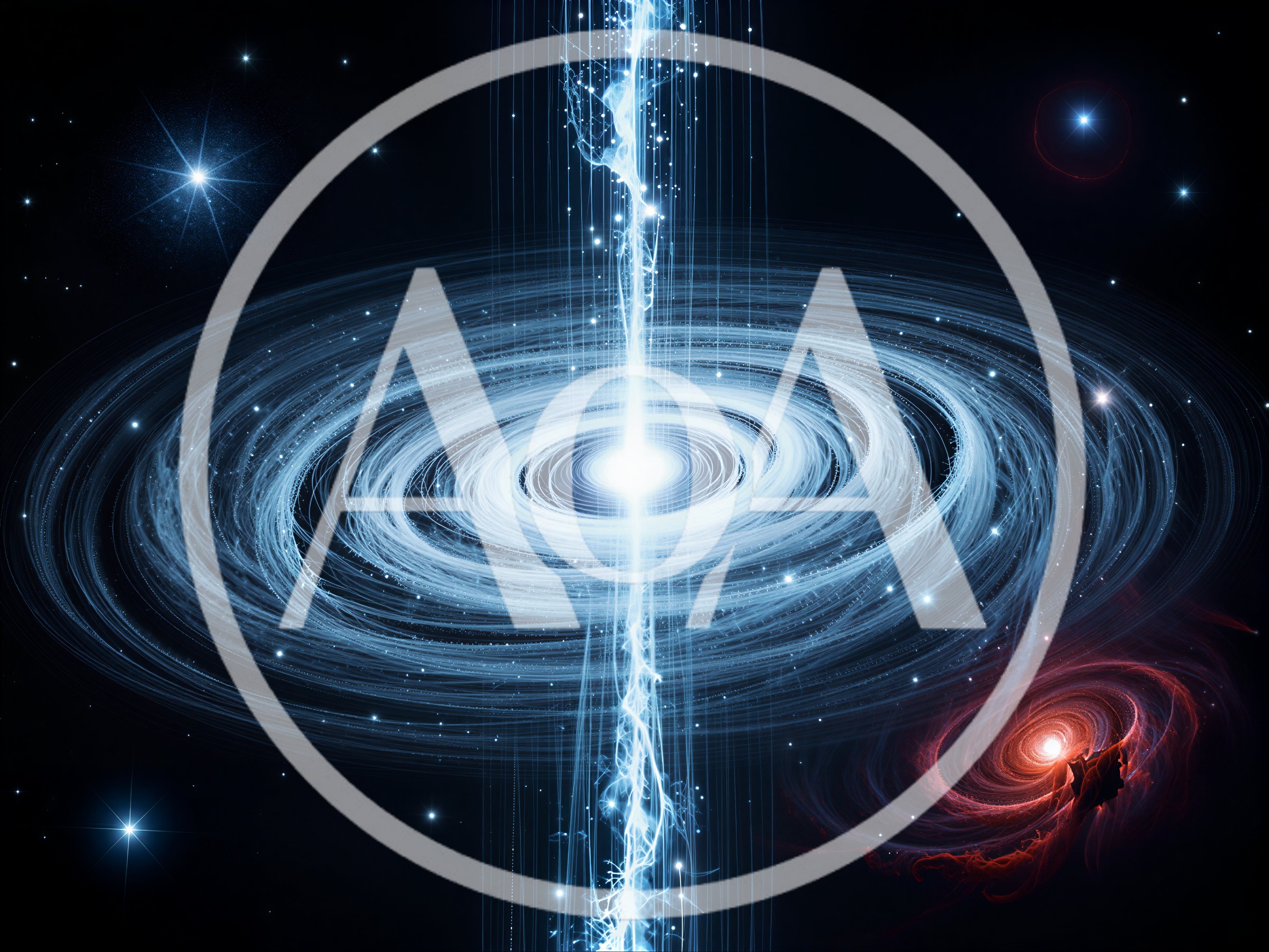 Cosmic Black Hole With Accretion Disk And Energy Jet