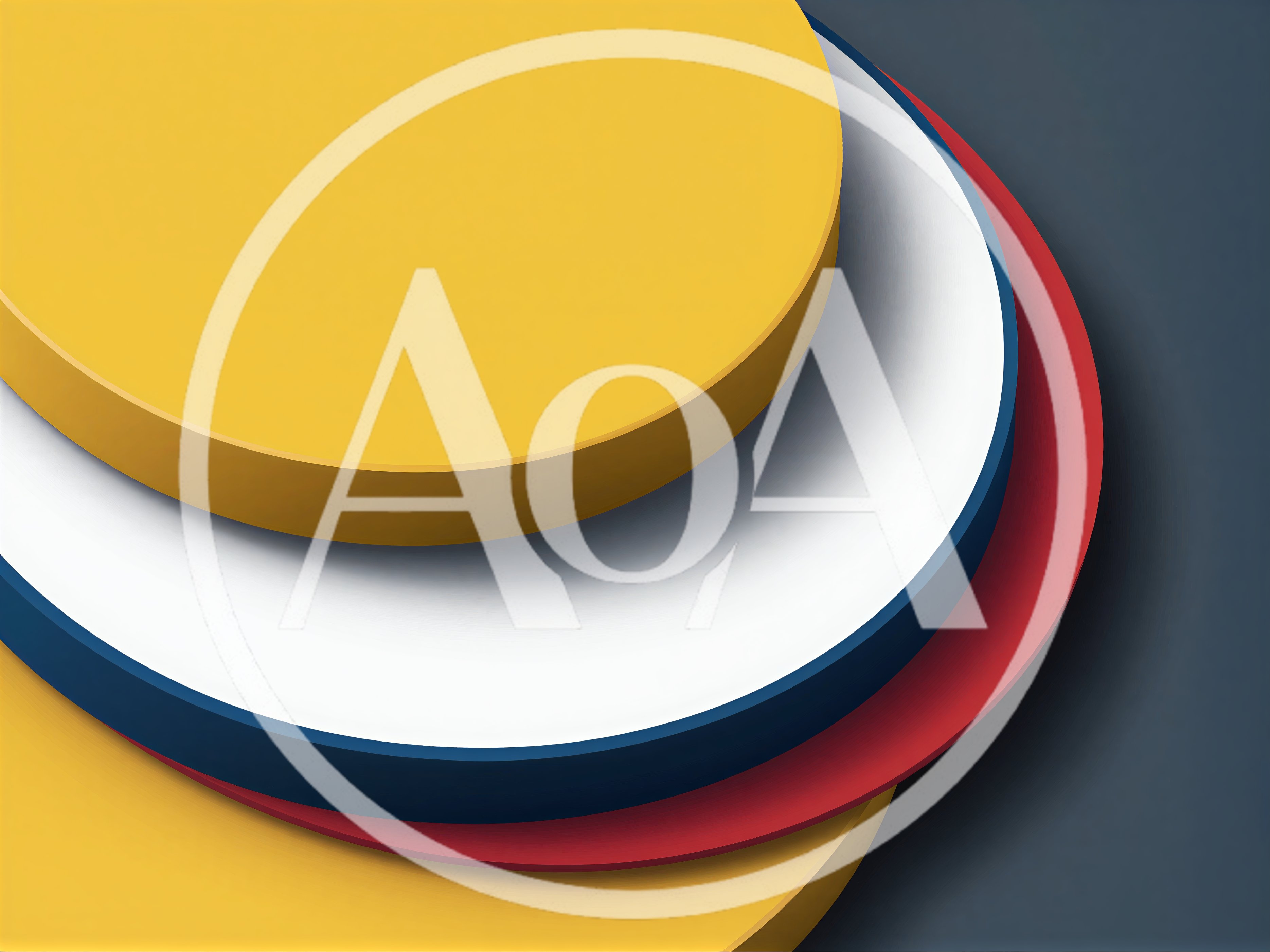 Abstract Layered Circles With Vibrant Colors
