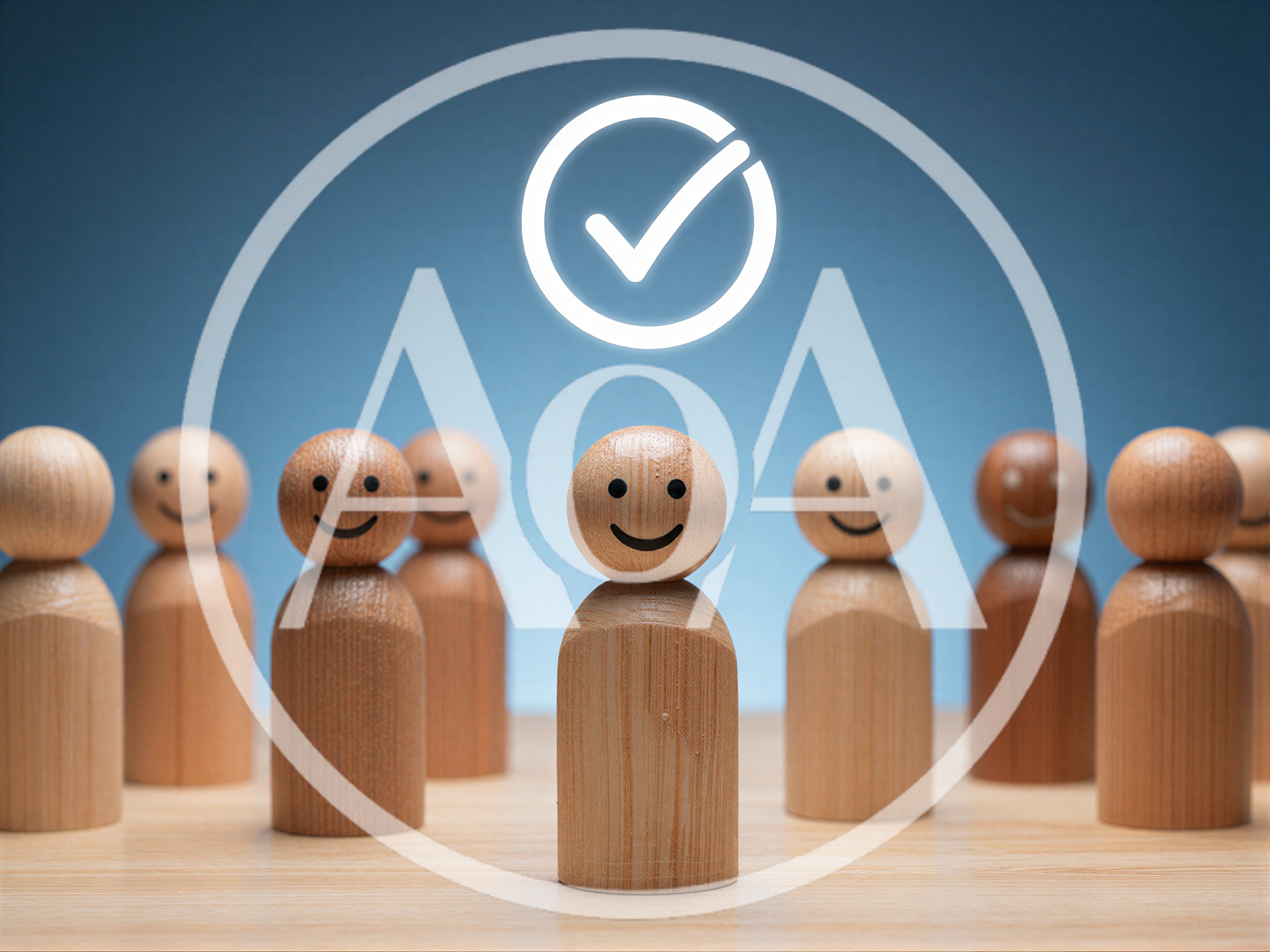 Wooden Peg Dolls Representing Diverse Team Members