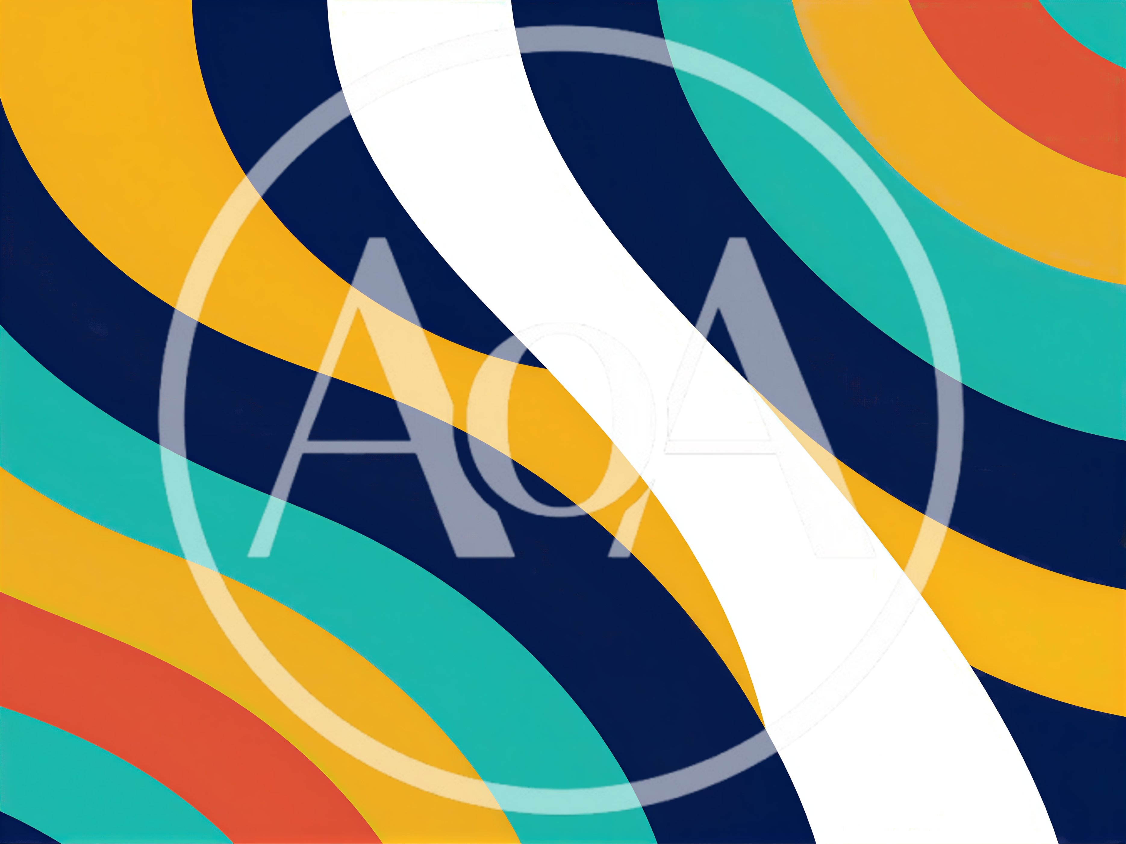 Abstract Background With Colorful Wavy Stripes