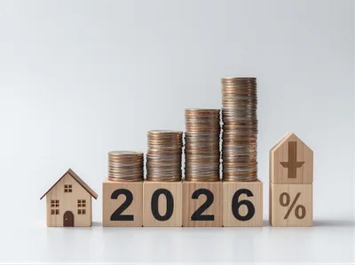 Financial Concept With Coins And House Model For 2026