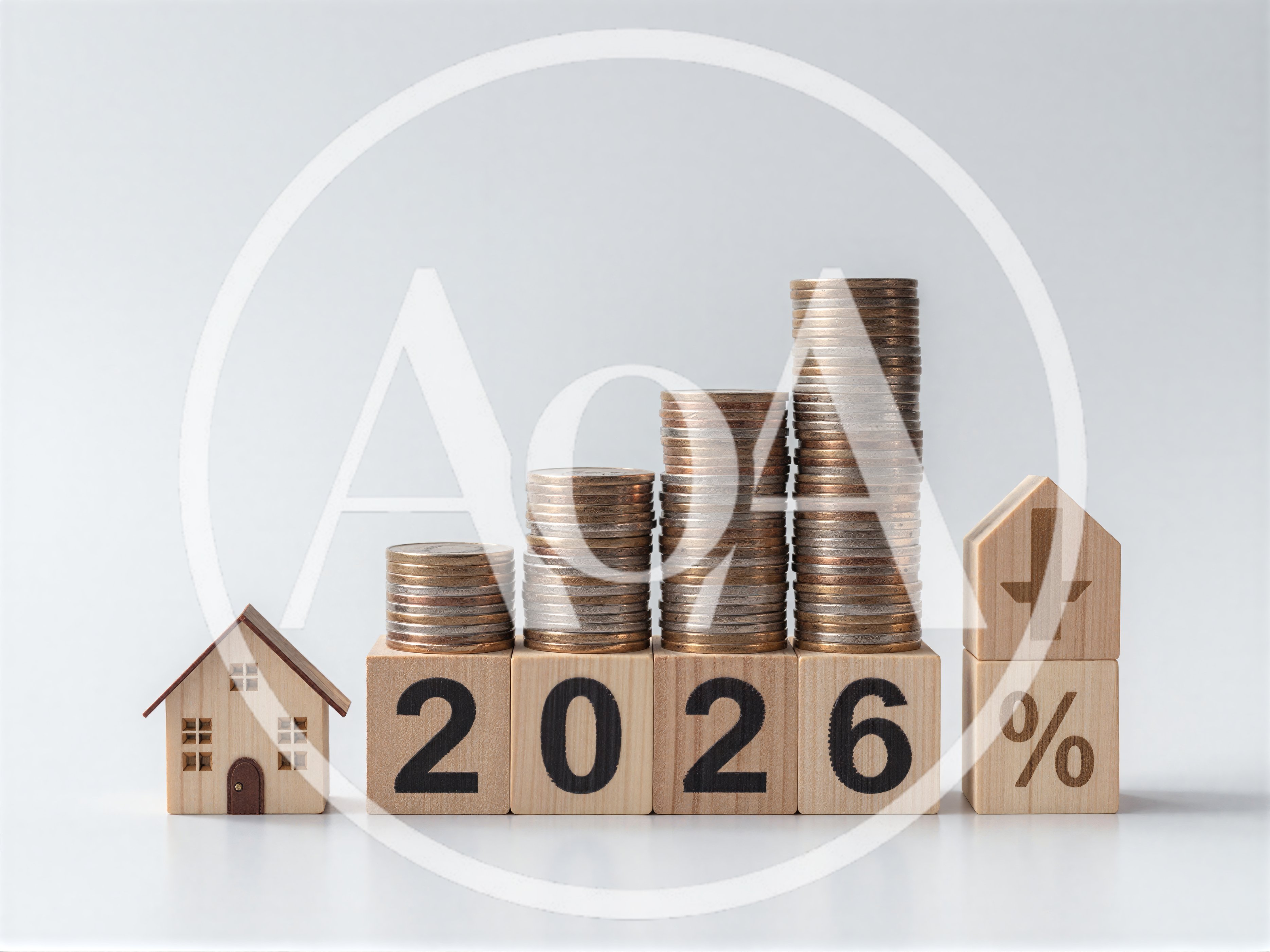 Financial Concept With Coins And House Model For 2026