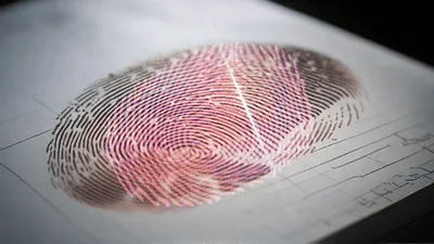 Digital Fingerprint Scanning Process on Paper