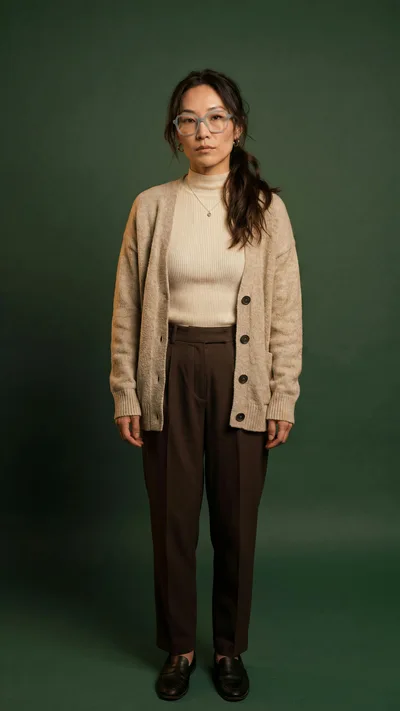 Portrait Of A Young Woman In Business Casual Attire