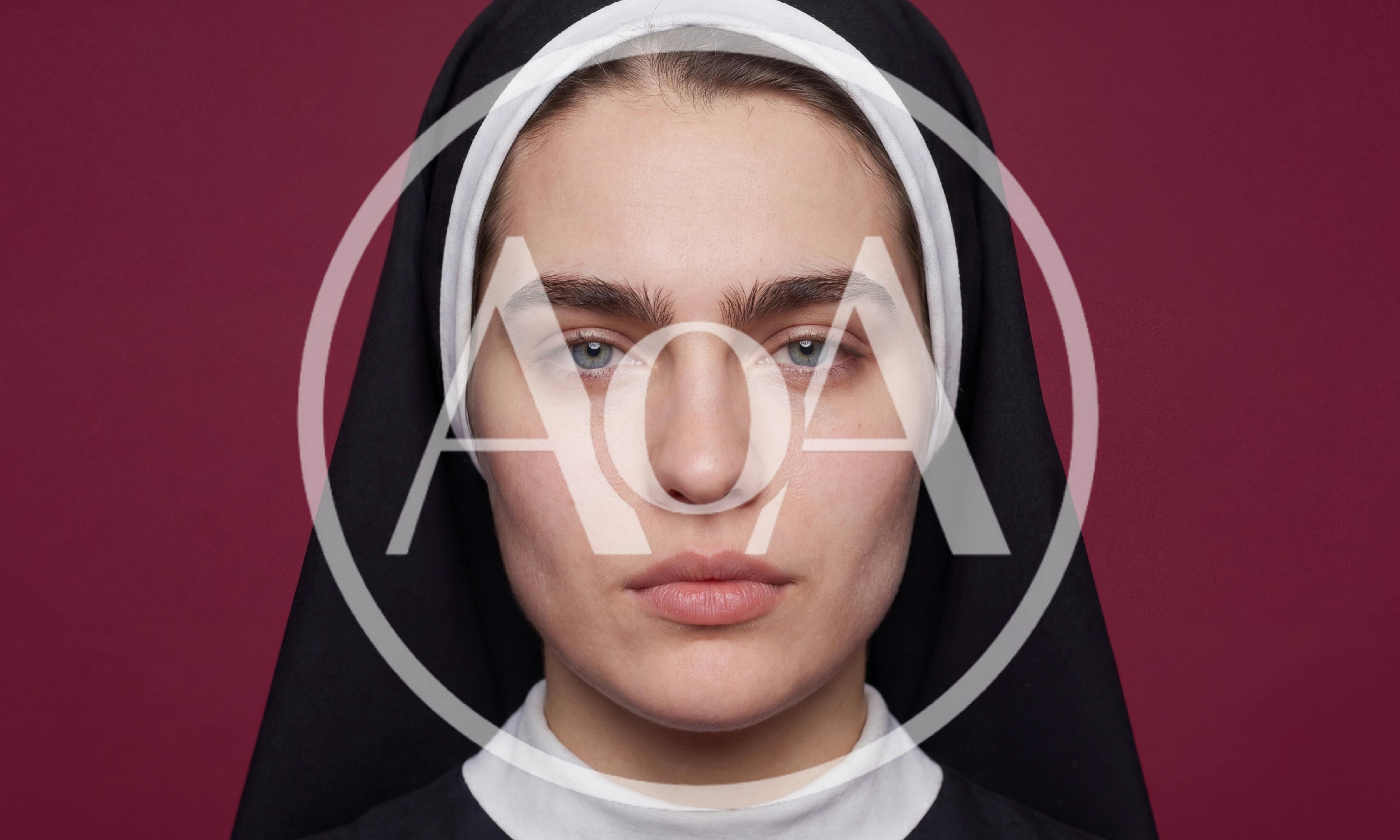 Portrait Of A Young Nun With Natural Makeup