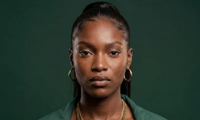 Portrait Of A Confident Young Black Woman
