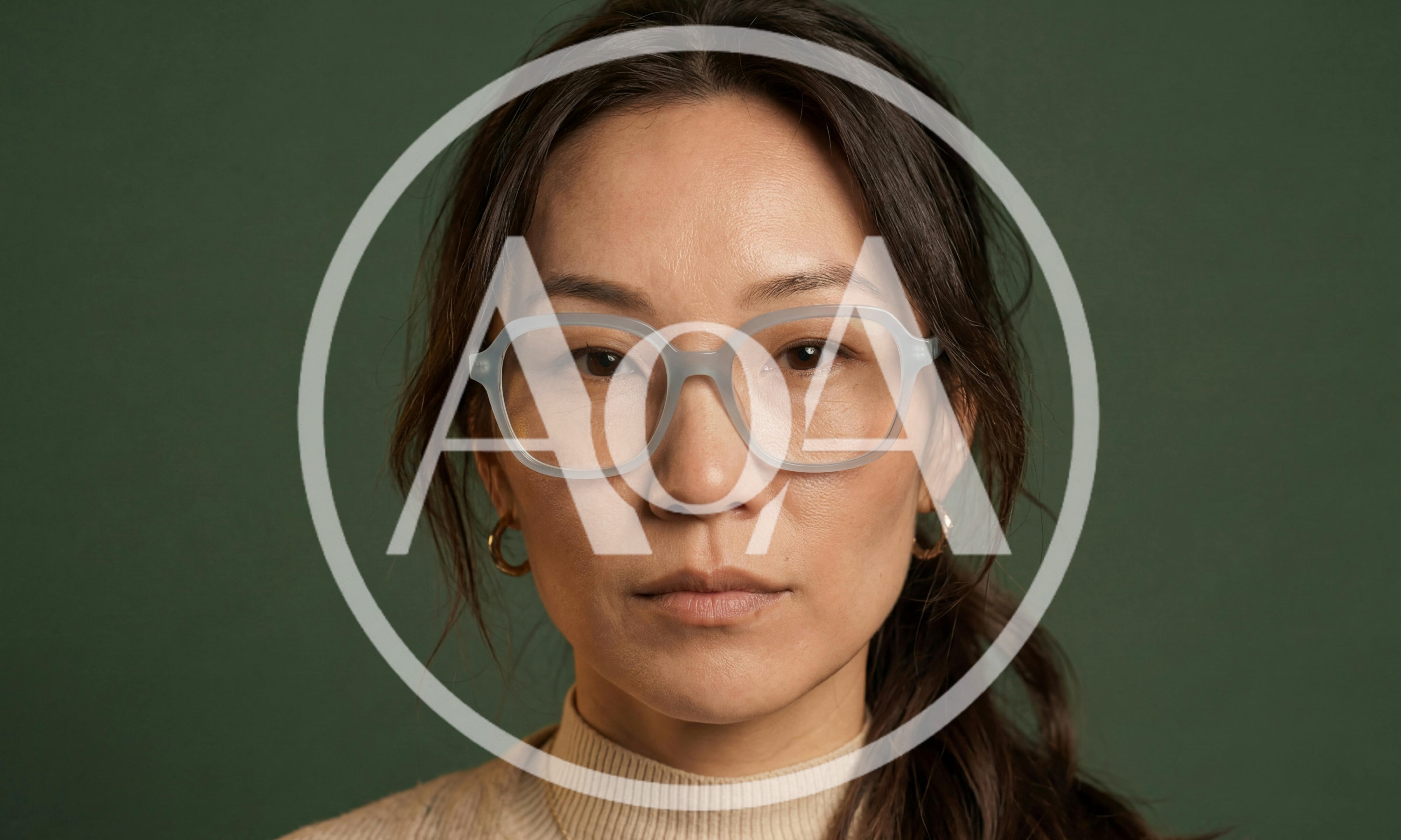 Portrait Of A Woman Wearing Glasses