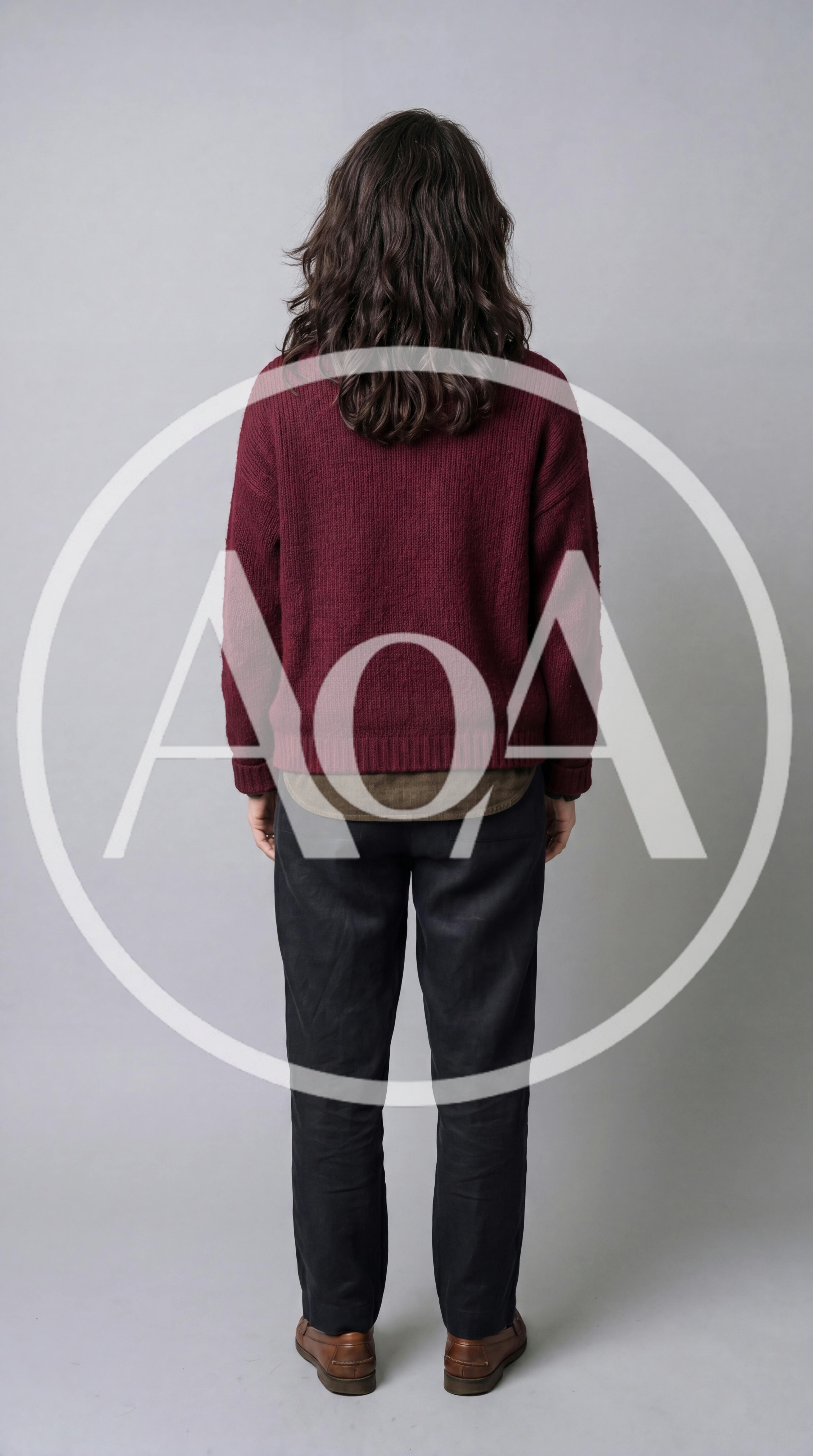 Person Standing Facing Away In Casual Clothing