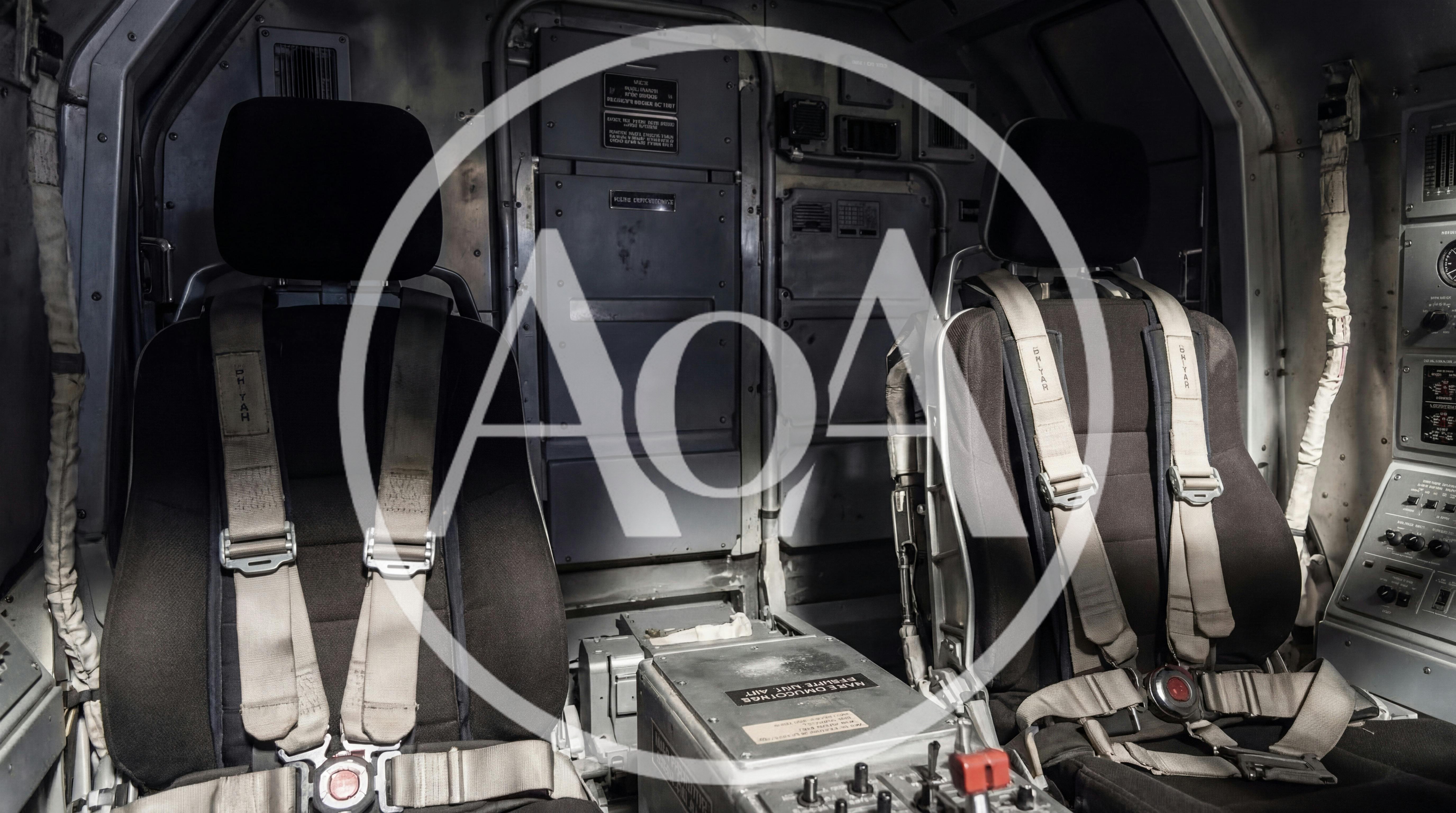 Interior Cockpit View of a Military Transport Helicopter
