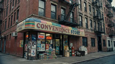 Corner Convenience Store In New York City