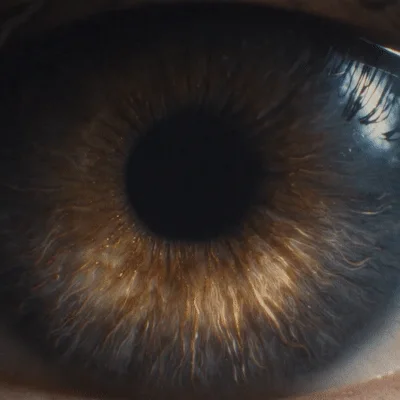 Extreme Close Up Of Human Eye Blinking