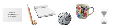 Creative Process Concept With Stationery And Art Supplies