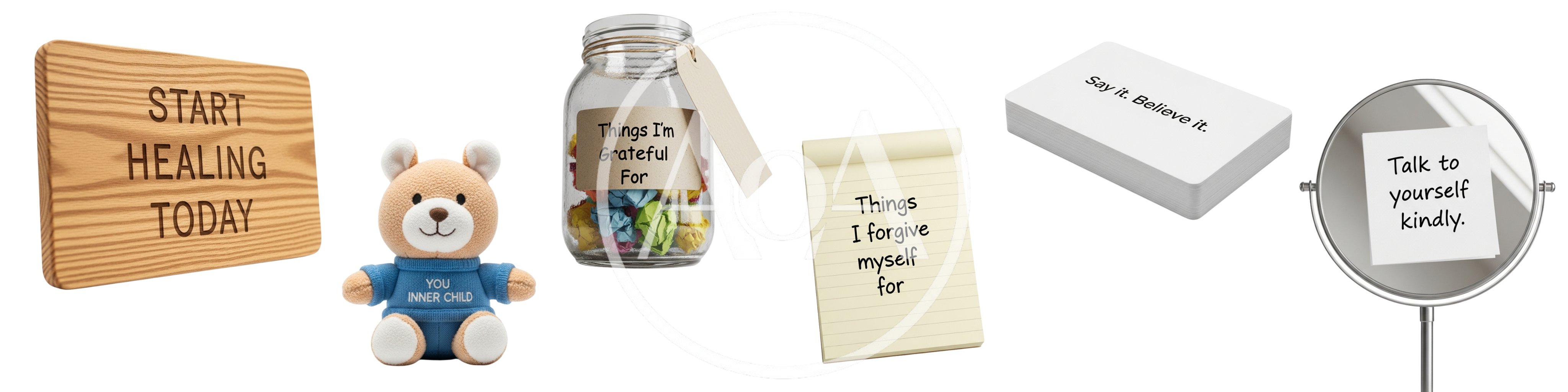 Mental Health Healing Tools and Self Care Items